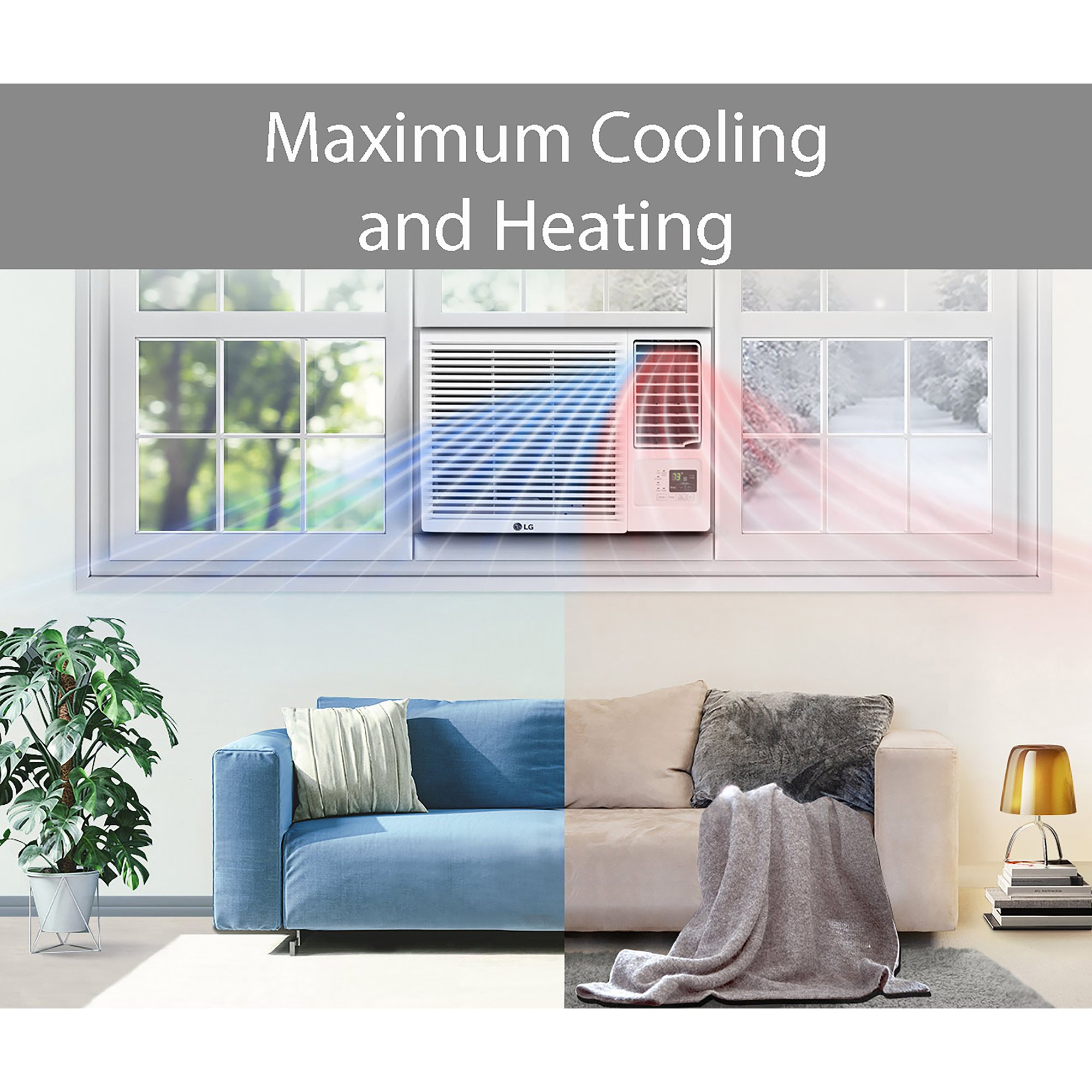LG Electronics LW1223HR Window-Air-Conditioners - View #3