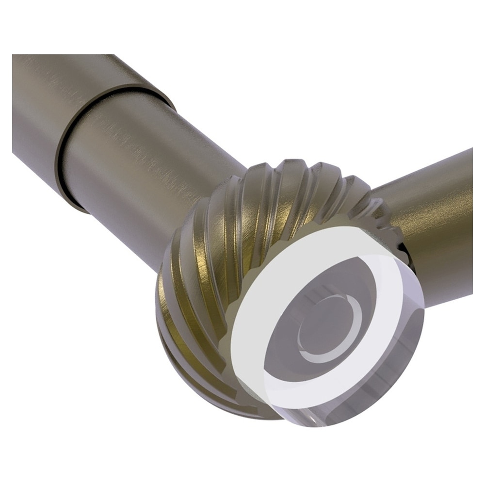 Polished Brass and Acrylic Wall Mounted Toilet Paper Holder