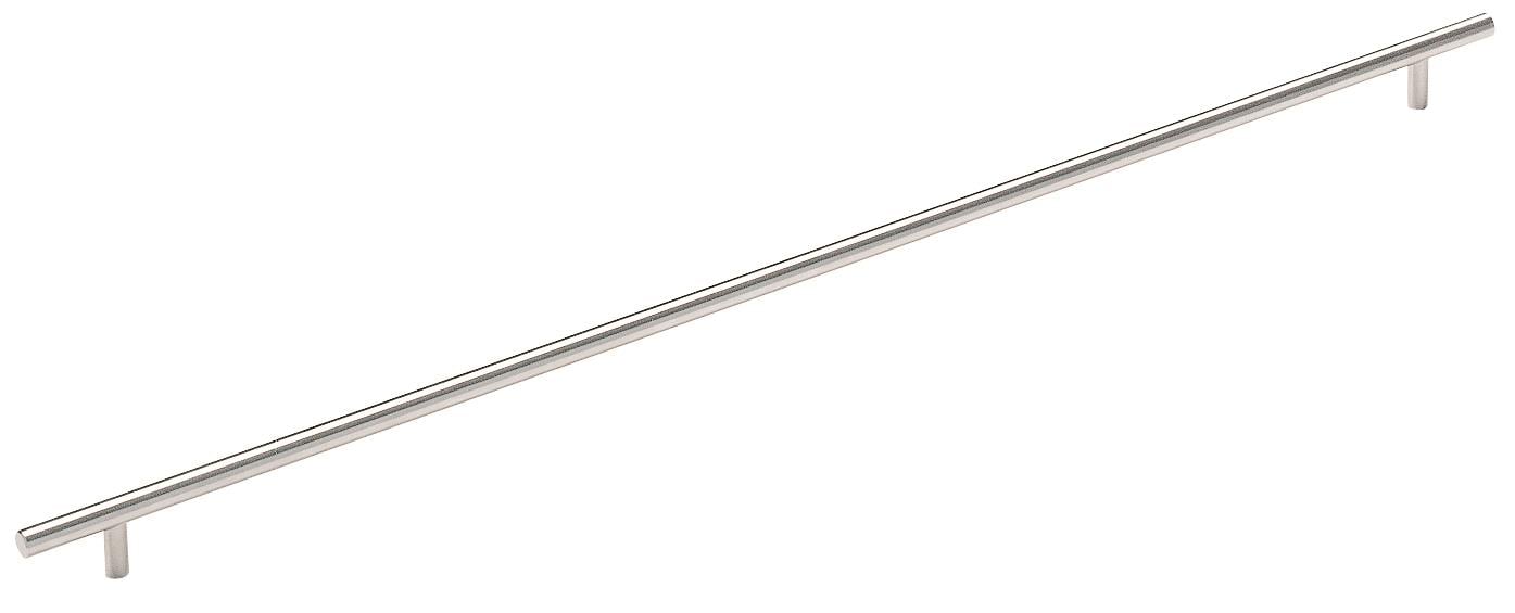 Amerock BP19018CSG9 Bar Pulls 25-3/16-in , 640mm Center to Center Sterling Nickel Cylindrical Bar