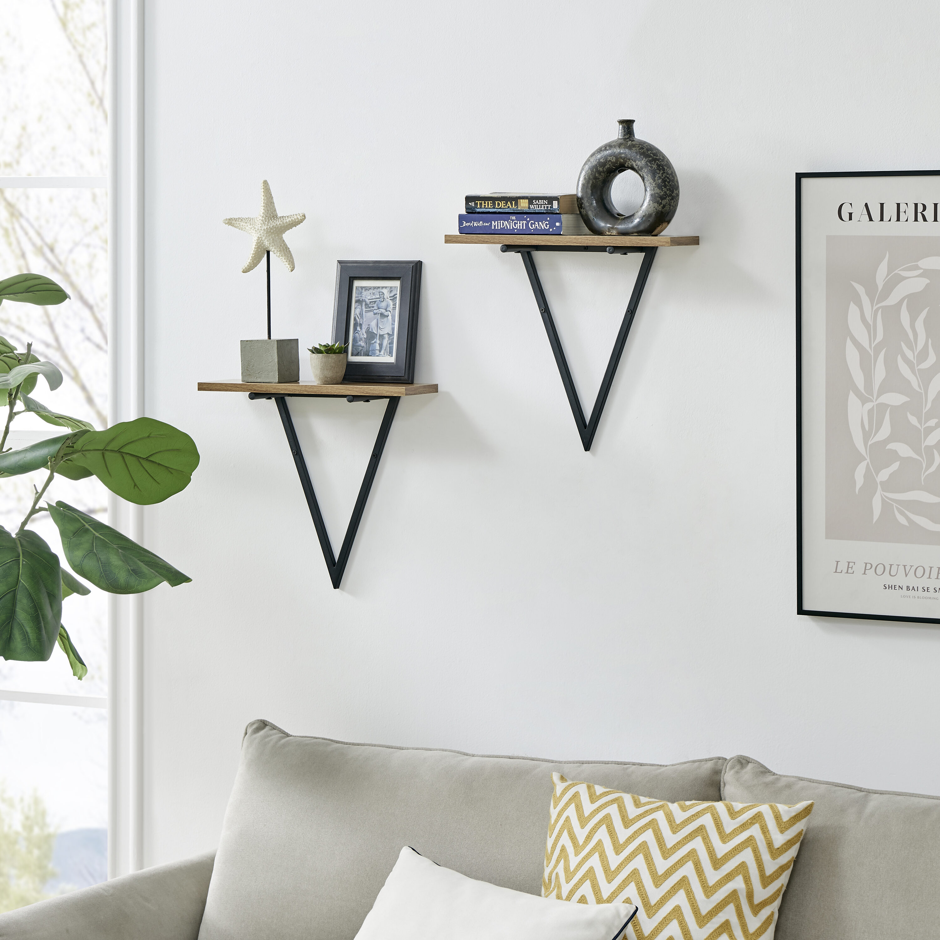 Danya B. GH22090WN Wall-Mounted-Shelving - View #5