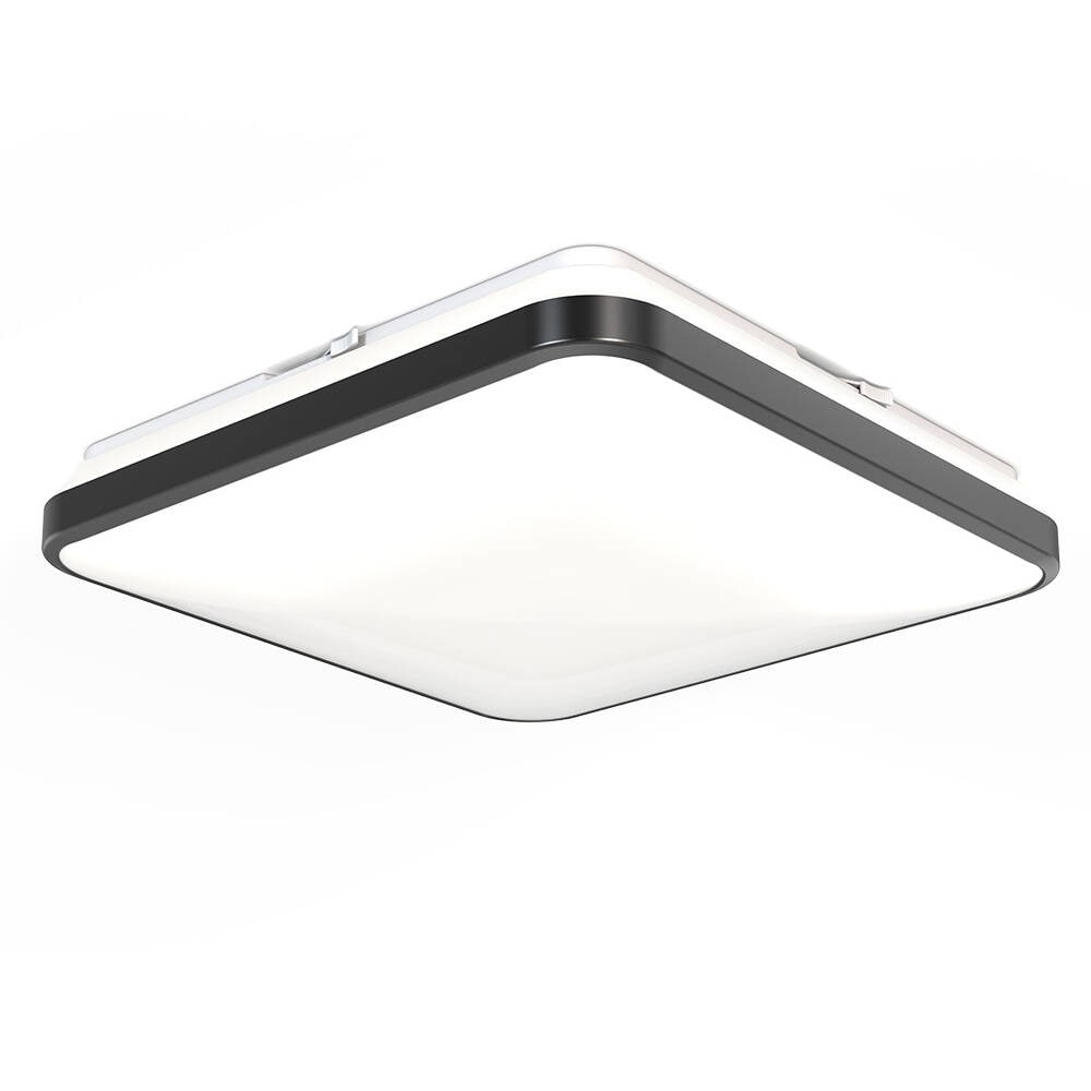 Juno 1-Light 15-in Matte White LED Flush Mount Light ENERGY STAR 