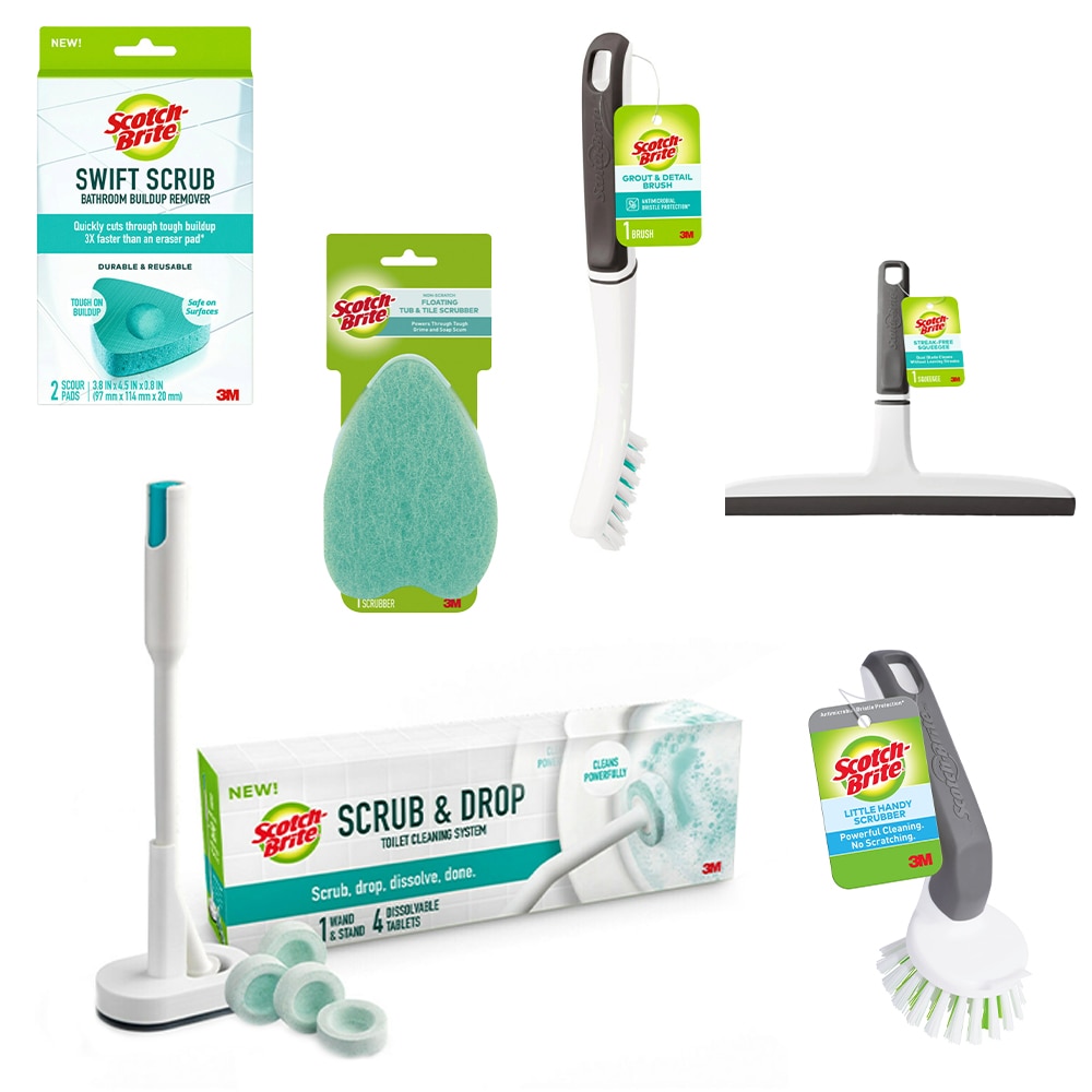 Everywhere Scrubber  Grout Cleaner Brush for Tub and Shower