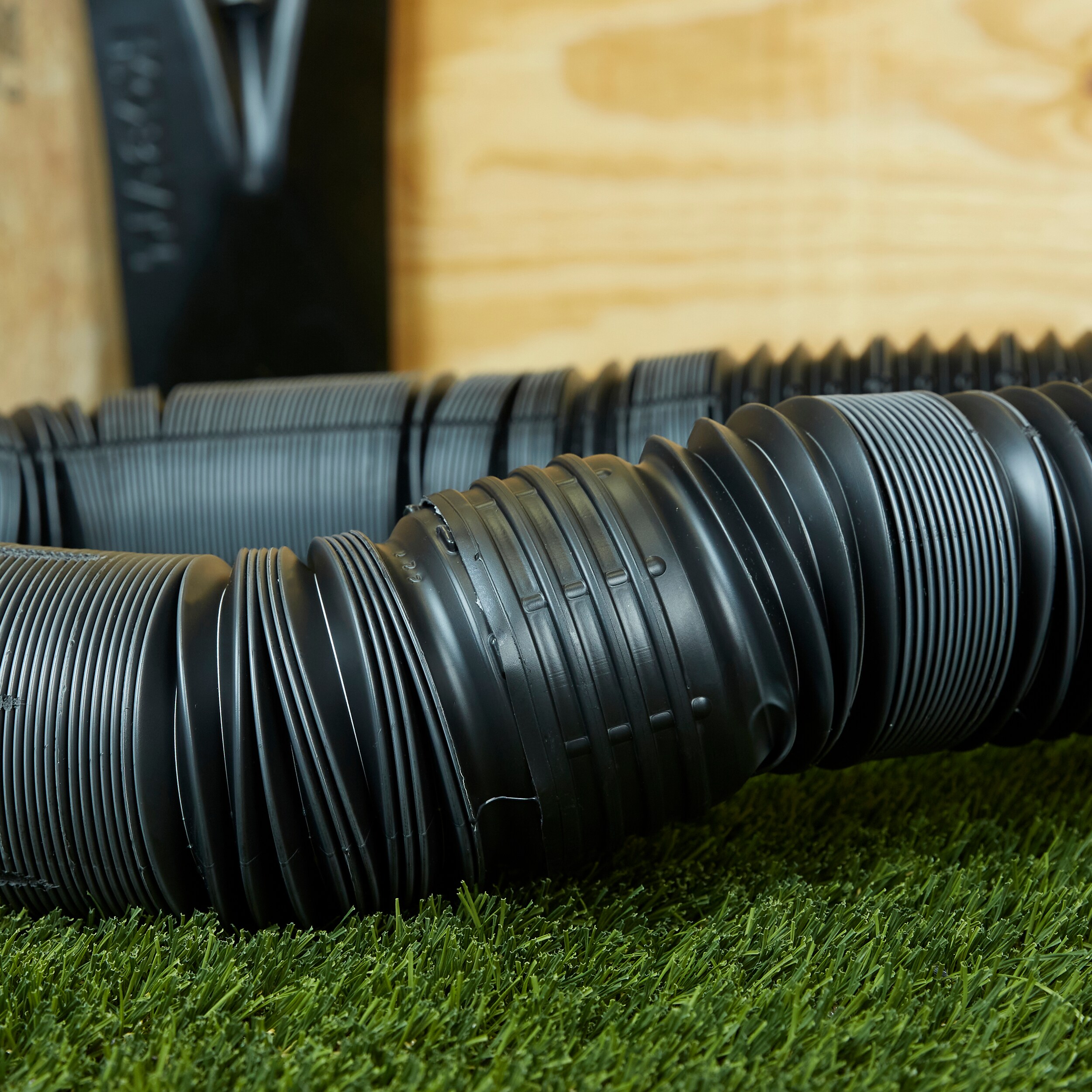 FLEX-Drain 4-in X 50-ft Corrugated Drain Pipe At Lowes.com