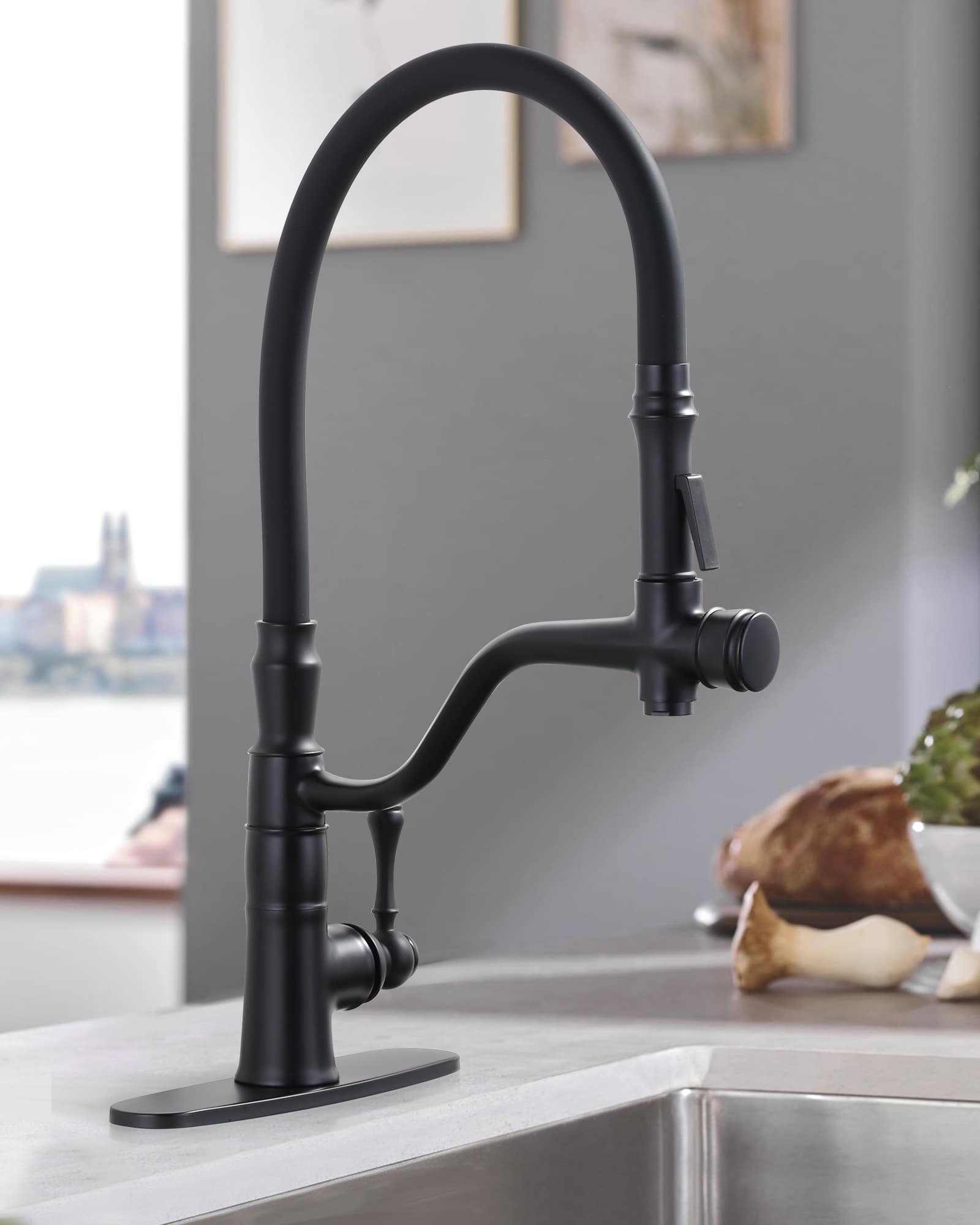 ALEASHA AL-1A22B Kitchen-Faucets - View #2
