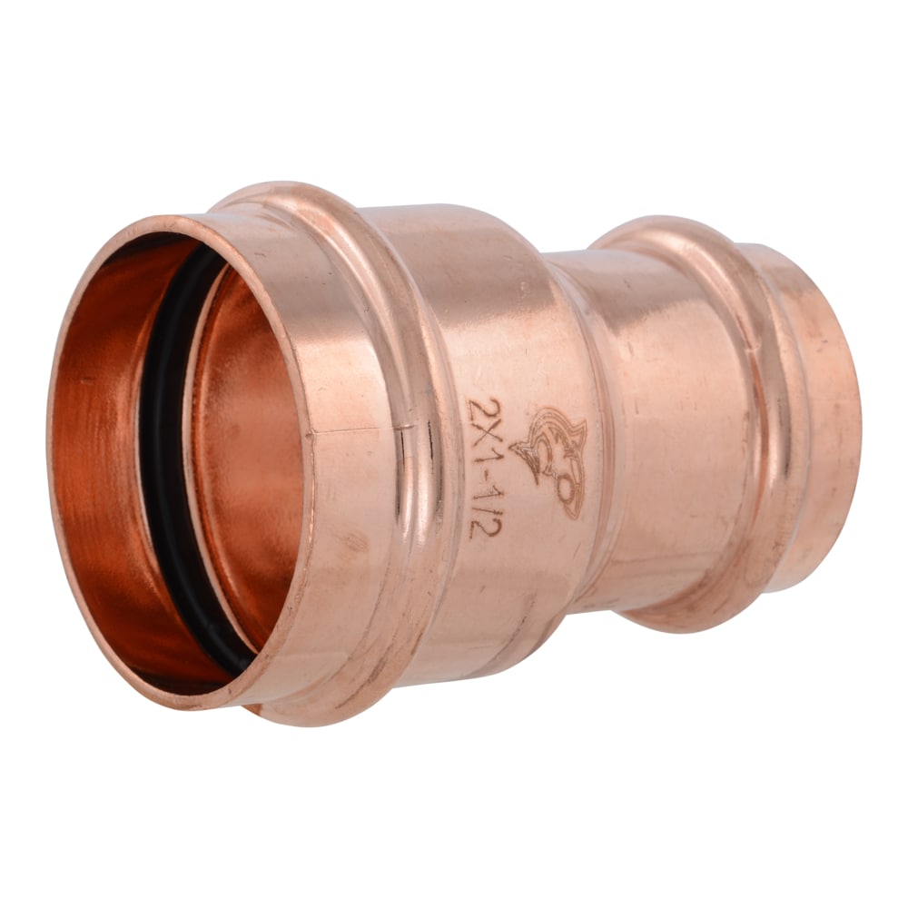 SharkBite 2-in x 1-1/2-in Copper Press Reducing Coupling
