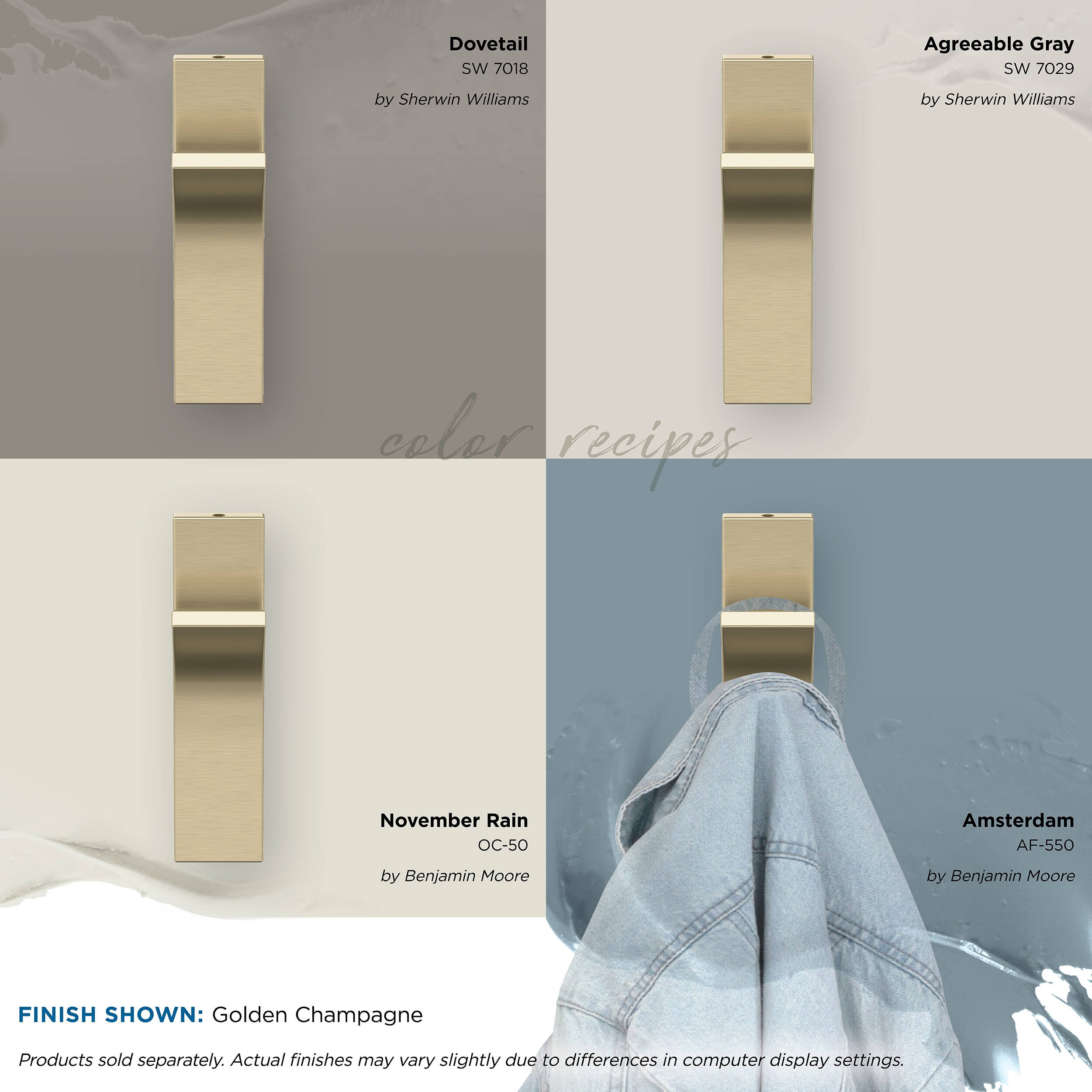 Amerock HBX37014BBZ Decorative-Wall-Hooks - View #7
