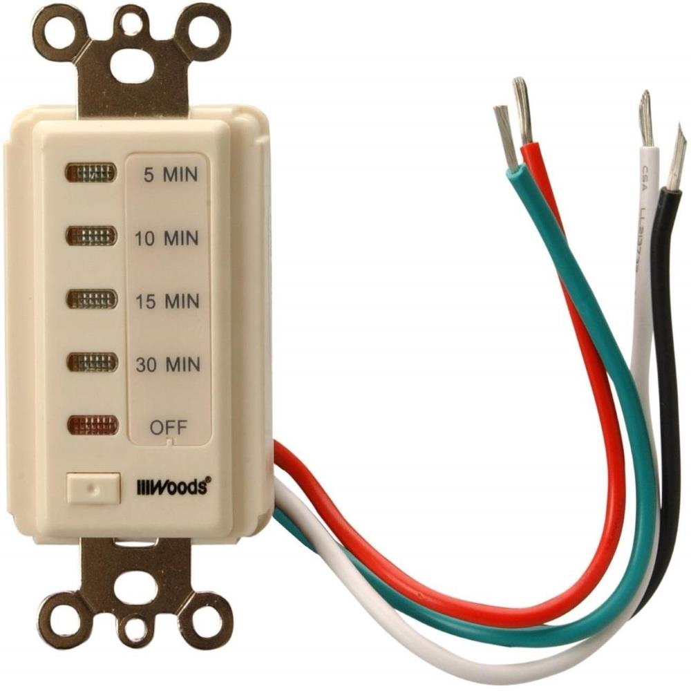 Woods 59720WD 15 -Amps 125-volt Indoor Countdown Analog Lighting Timer