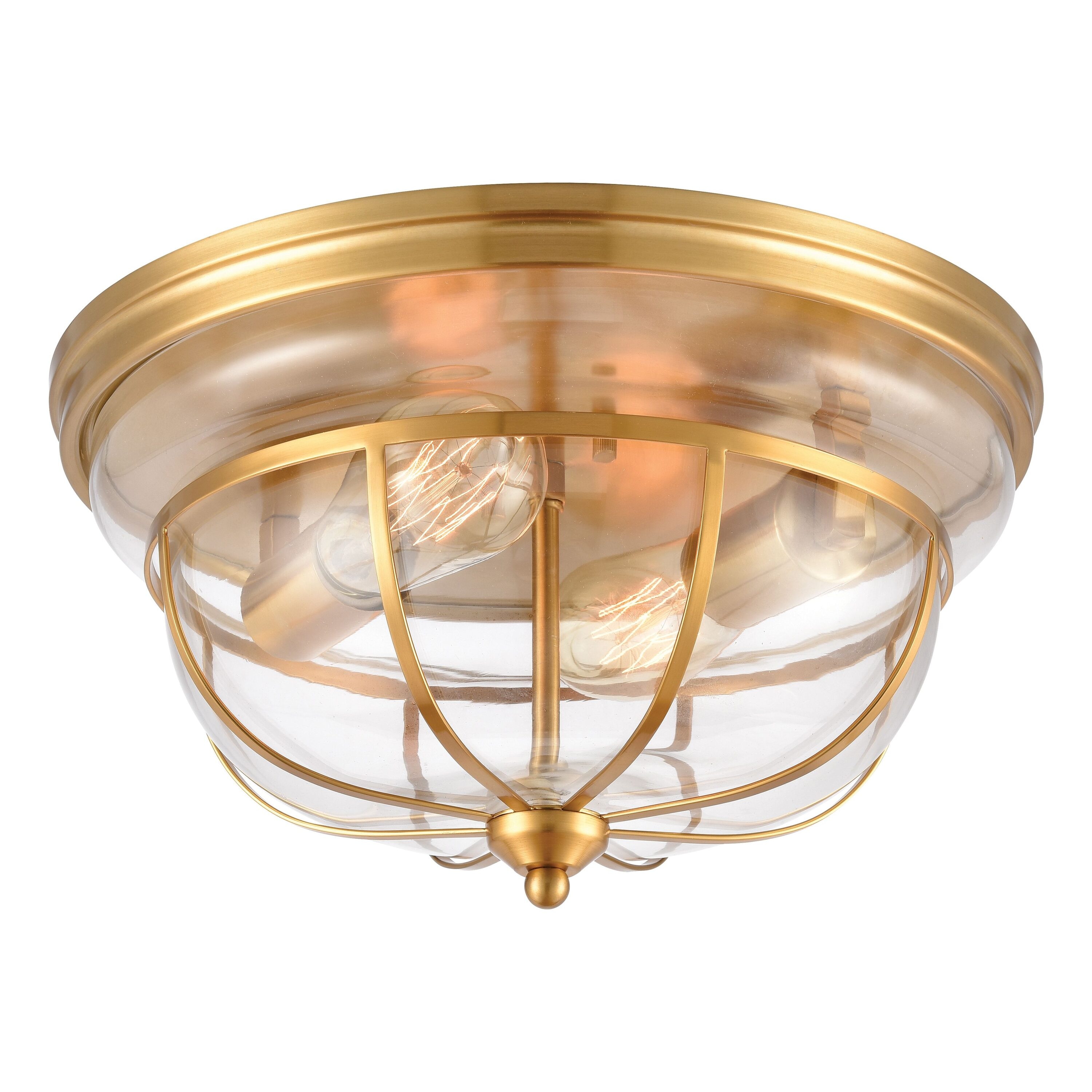 Westmore by ELK Lighting LW-2023260600294 2 light 2 -Light 13-in Multiple finishes Brass Flush Mount Light