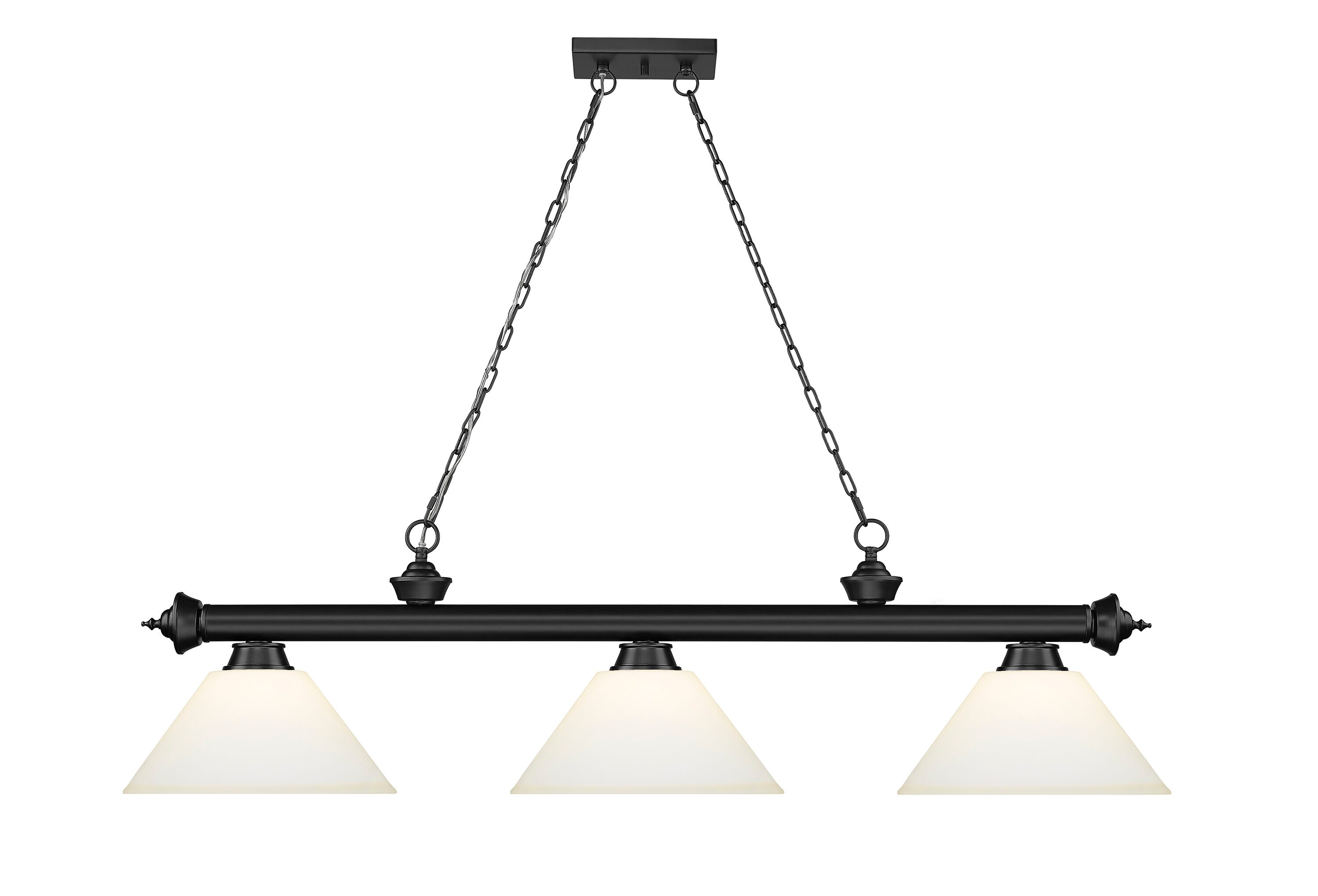 Z-Lite 2306-3MB-AMO14 Pool-Table-Lighting - View #2