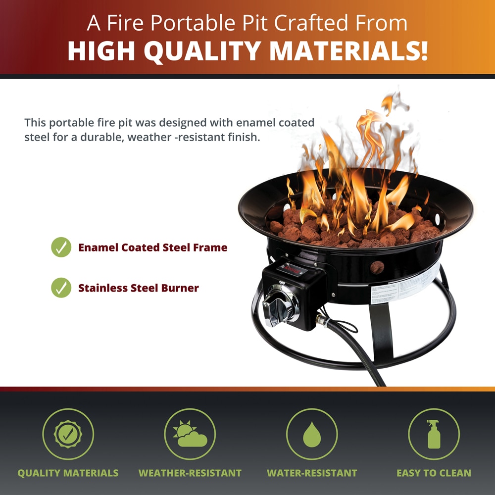 Kinger Home PFP-001 Outdoor-Gas-Firepits - View #3