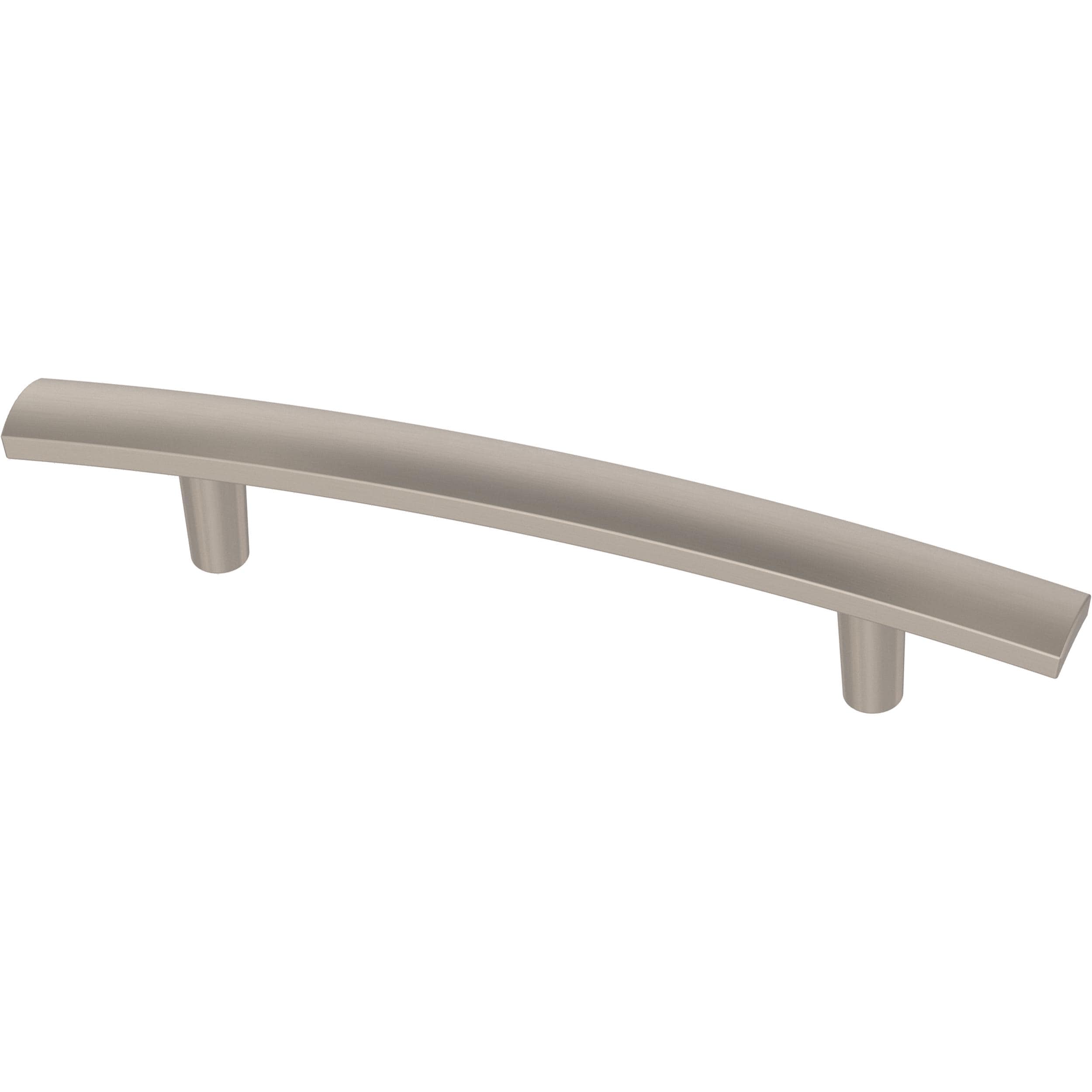 allen + roth P37032W-SN-CP Amelia 3-3/4-in , 96mm Center to Center Satin Nickel Arch Bar