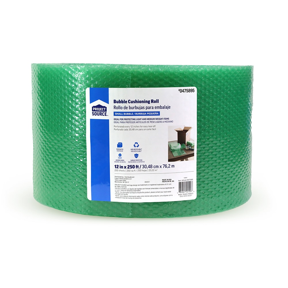 Bubble Cushioning wrap 250 ft² x 24 Wide - 12 Large Bubble - Perforated  Every 12