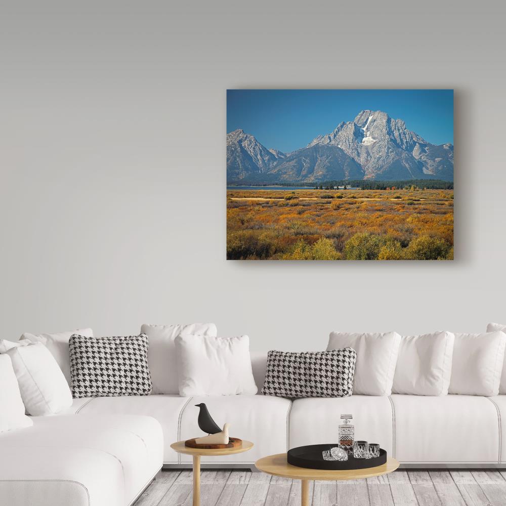 Trademark Fine Art Framed 24-in H x 32-in W Landscape Print on Canvas ...