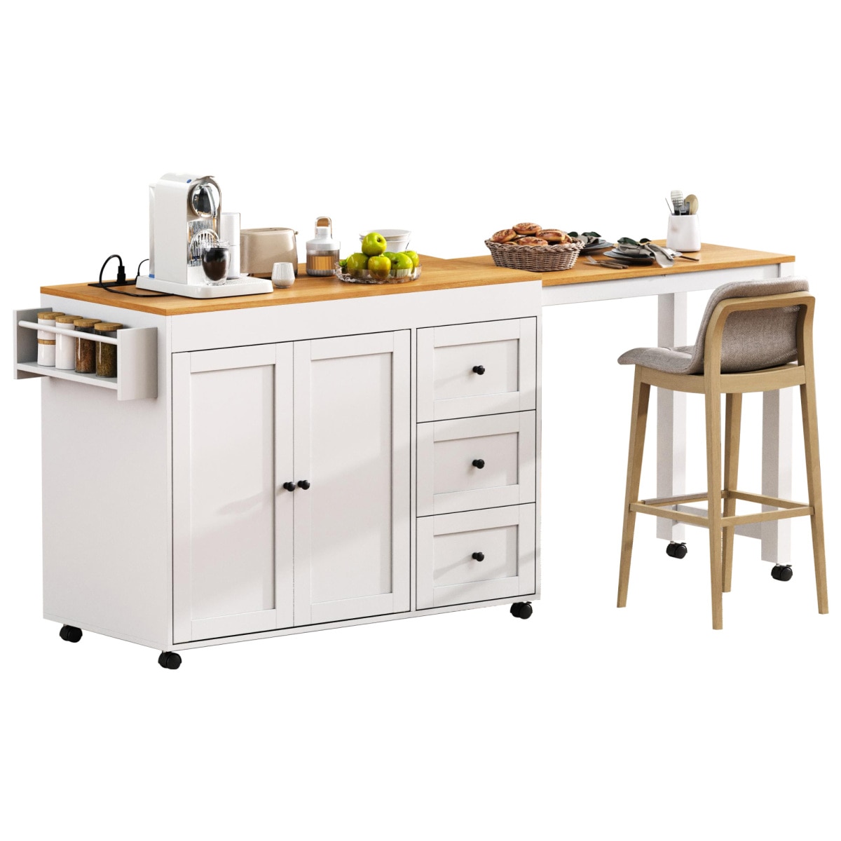 Streamdale Furniture N707P303401W Kitchen-Furniture - View #11