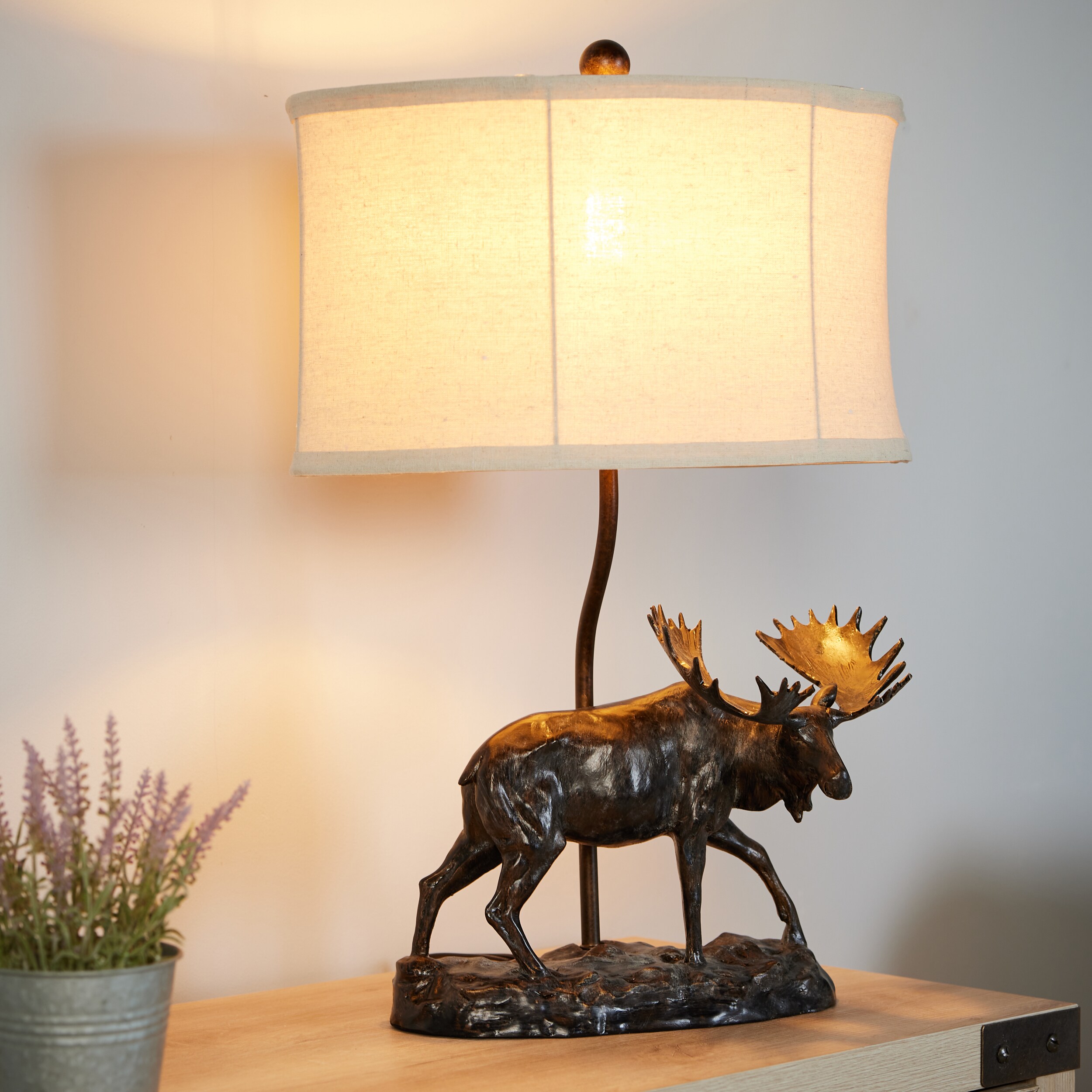 lowes moose lamp