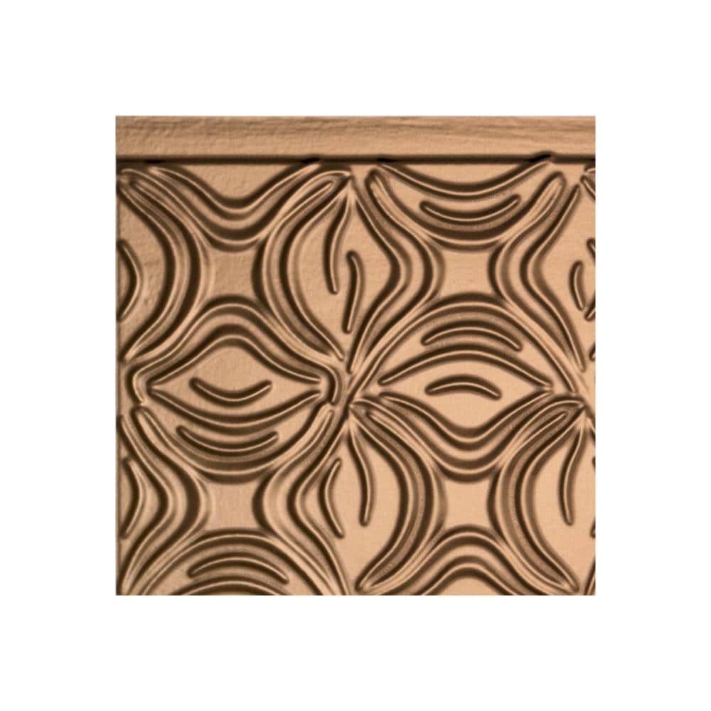Fasade X4326 Sample 6-in x 6-in Plastic Oil Rubbed Bronze Backsplash Panels