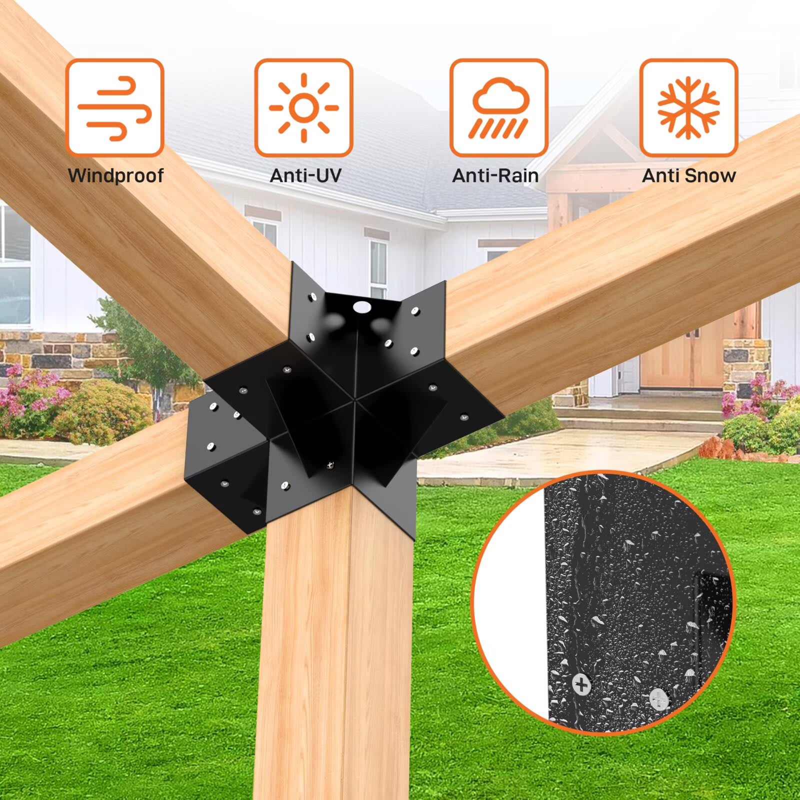 Qeetex JXNAG-PHO-1153W4Z5 Pergola-Parts-Accessories - View #6