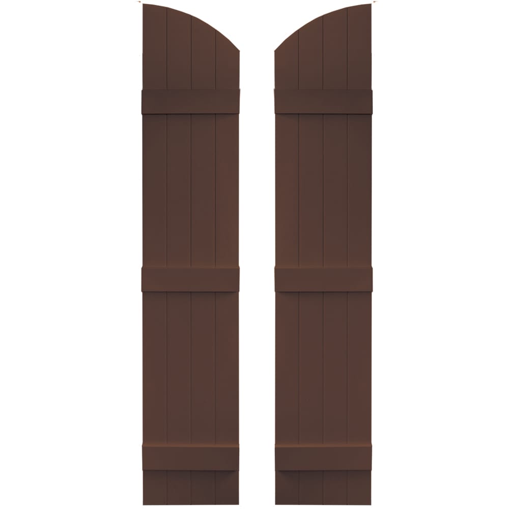 Vantage V5931465009 13.875-in W x 65-in H Chocolate Brown Exterior Shutters