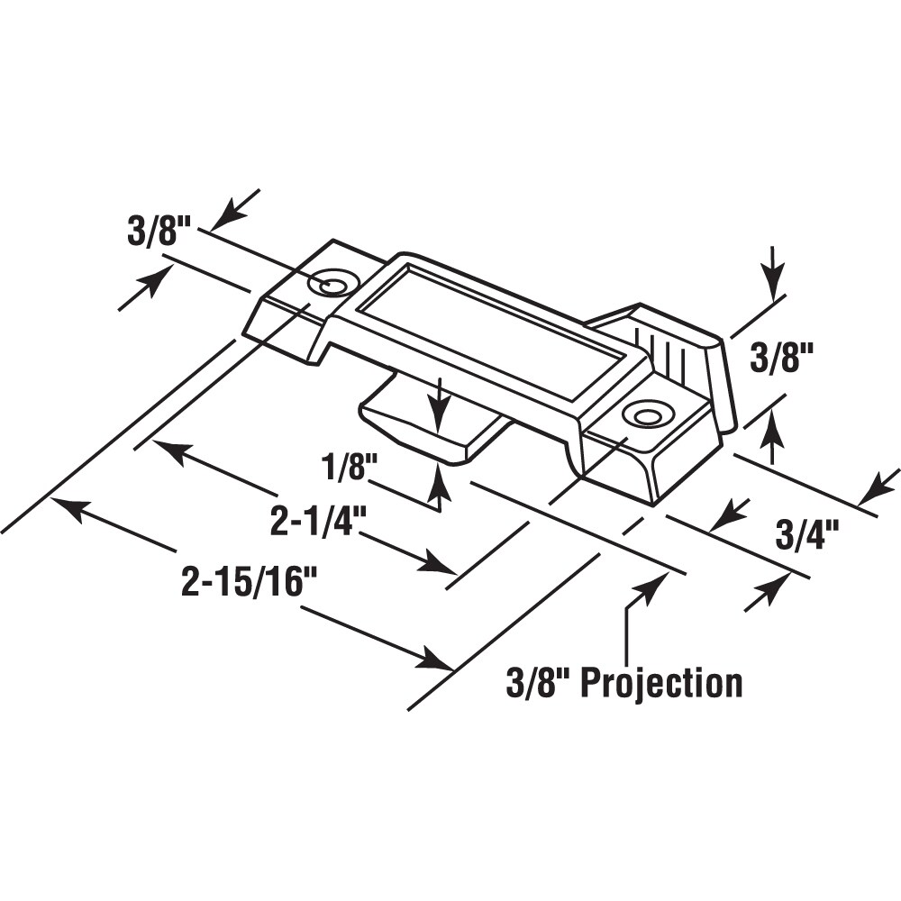 Prime-Line F 2589 Horizon-Sliding-Wndw-Pulls-Latches - View #3