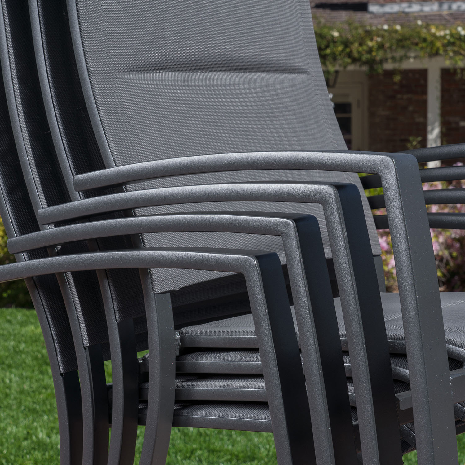 Hanover NAPDNS5PCHBSQ-GRY Patio-Dining-Sets - View #8