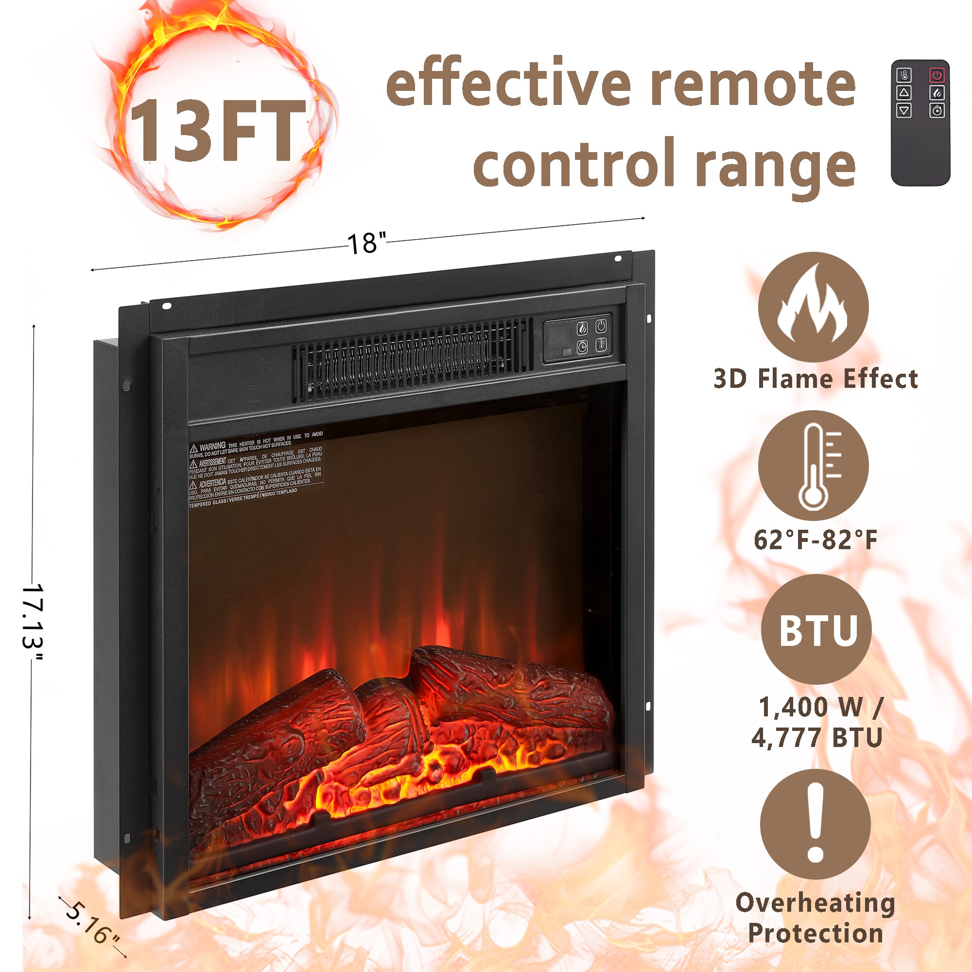 Sunrinx MG8-FP-08 Electric-Fireplaces - View #8