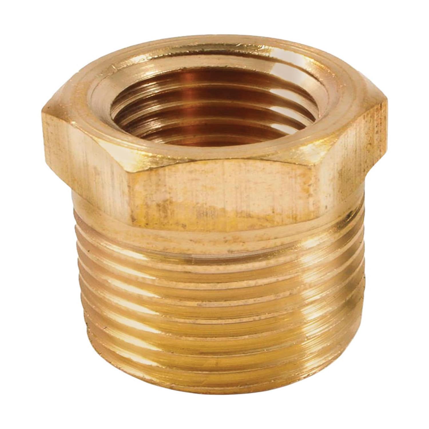 Forney  Brass Bushing 1/4 in. Female X 3/8 in. Male 1 pc