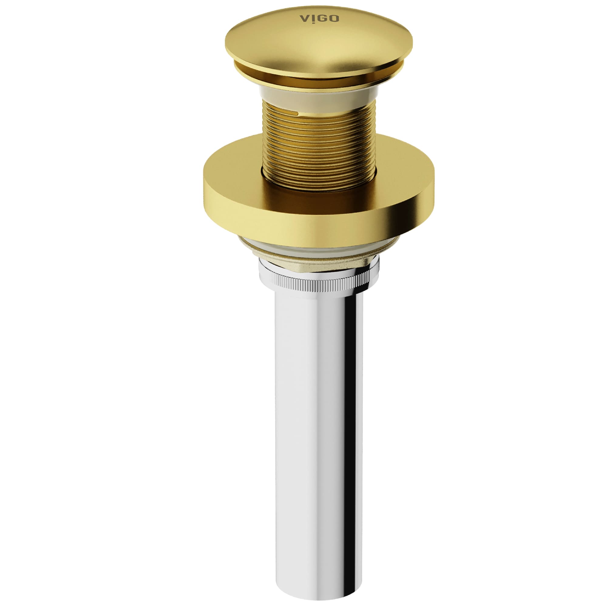 VIGO VG07000MG Matte Brushed Gold Bathroom Sink pop up drain