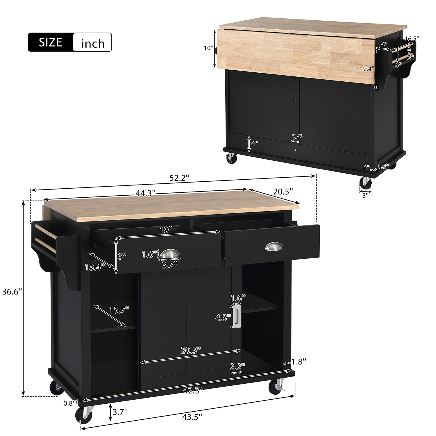 SINOFURN SYB260007BK Kitchen-Furniture - View #16
