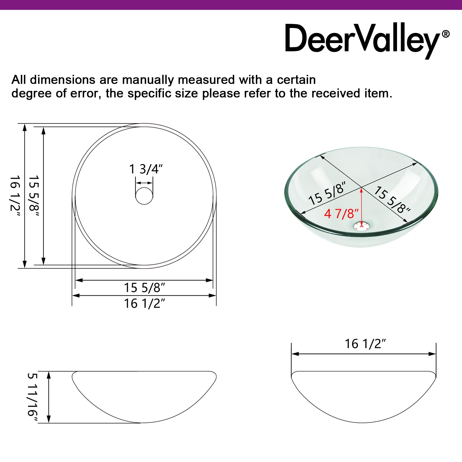 DeerValley DV-1G0005 Bath-Sink - View #11