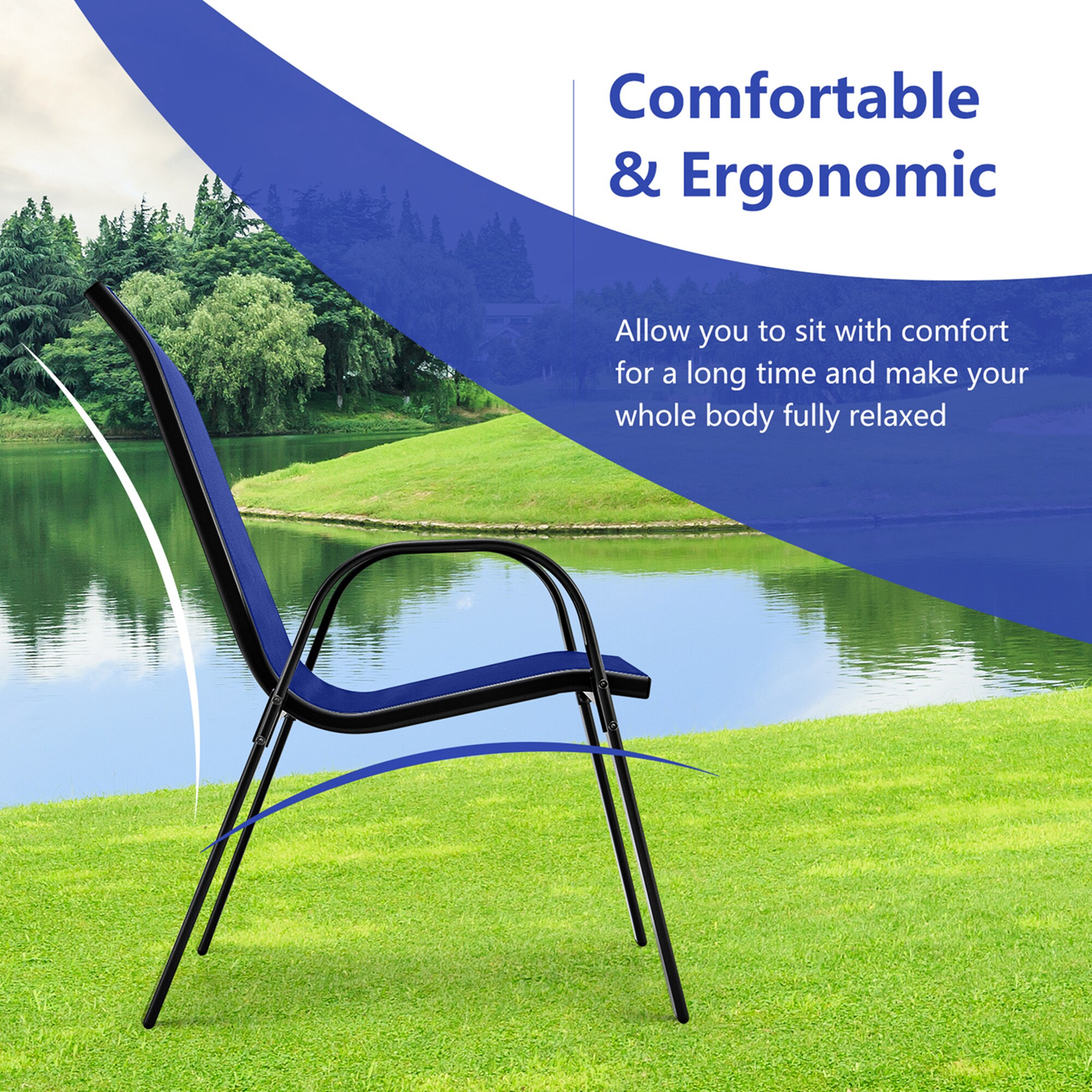 Costway HCST00061 Patio-Chairs - View #7