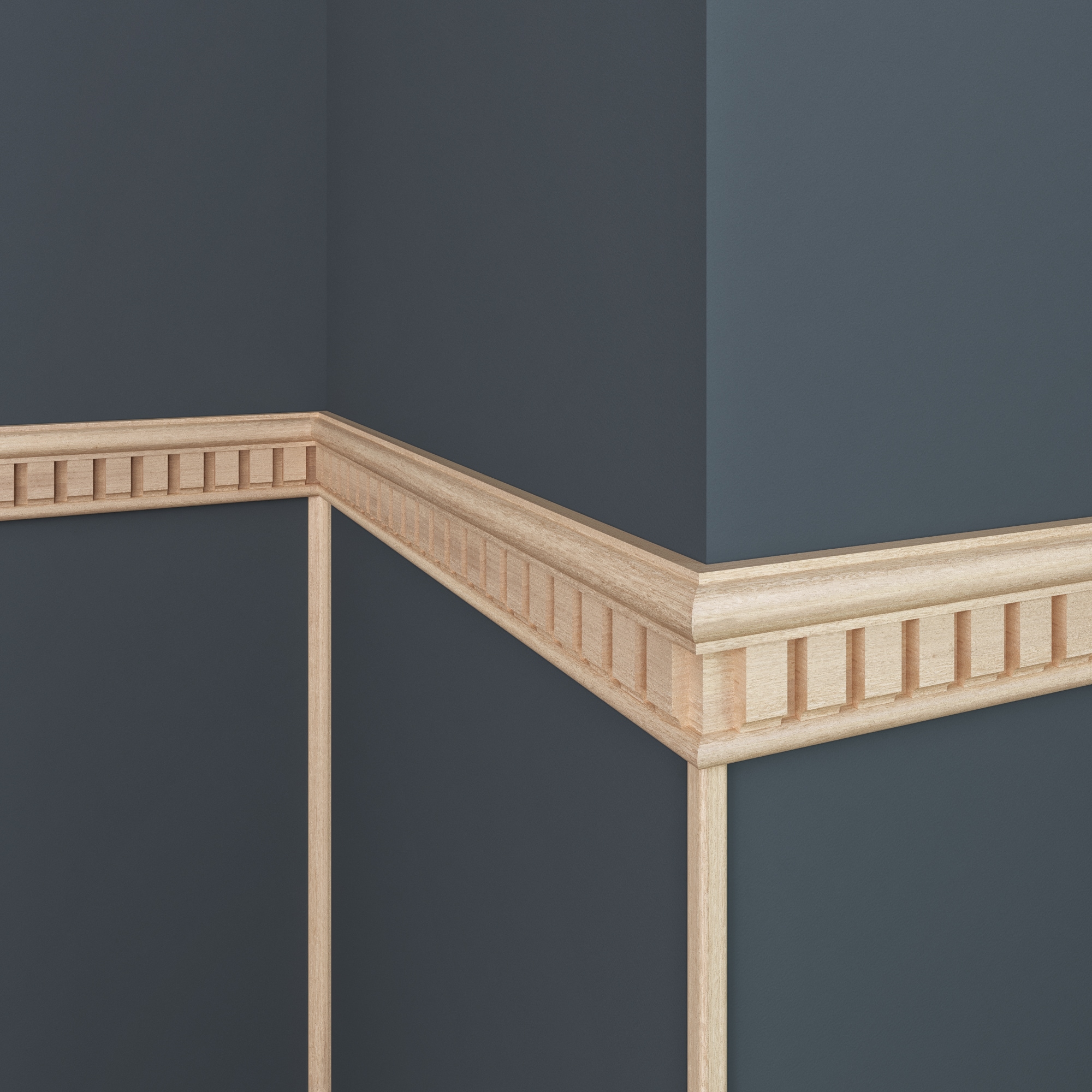 Ornamental Mouldings 10058-4POPR Cove-Caps - View #2