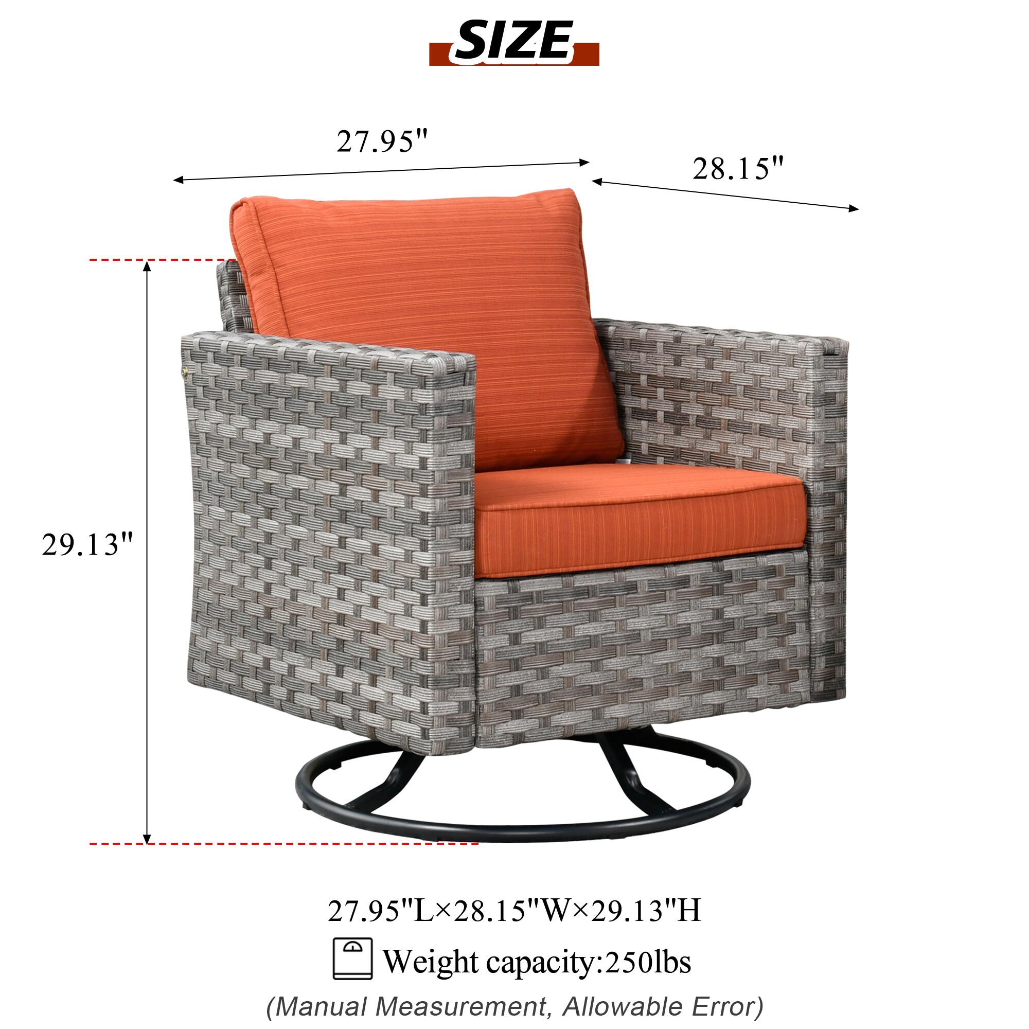 Pouuin SYZBBR8-CT Patio-Chairs - View #6