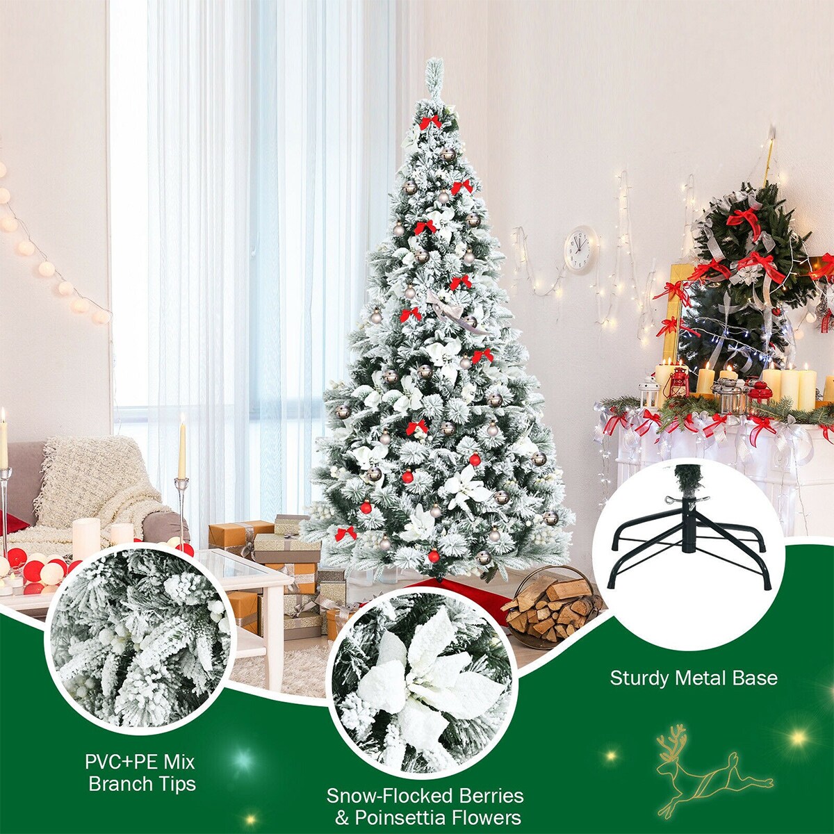 Forclover HYC-CM865 Artificial-Christmas-Trees - View #6