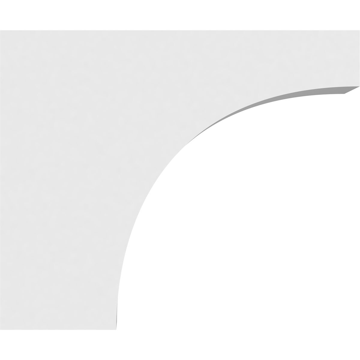 Ekena Millwork RFTP04X10X12HUN Exterior-Brackets-Braces - View #3