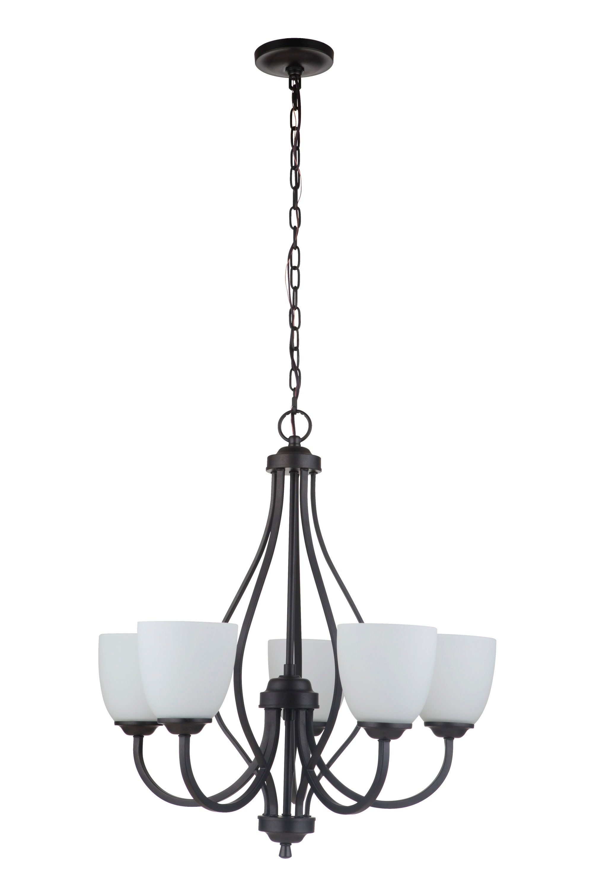 Craftmade Serene 5-Light Espresso Transitional Dry rated Chandelier at ...