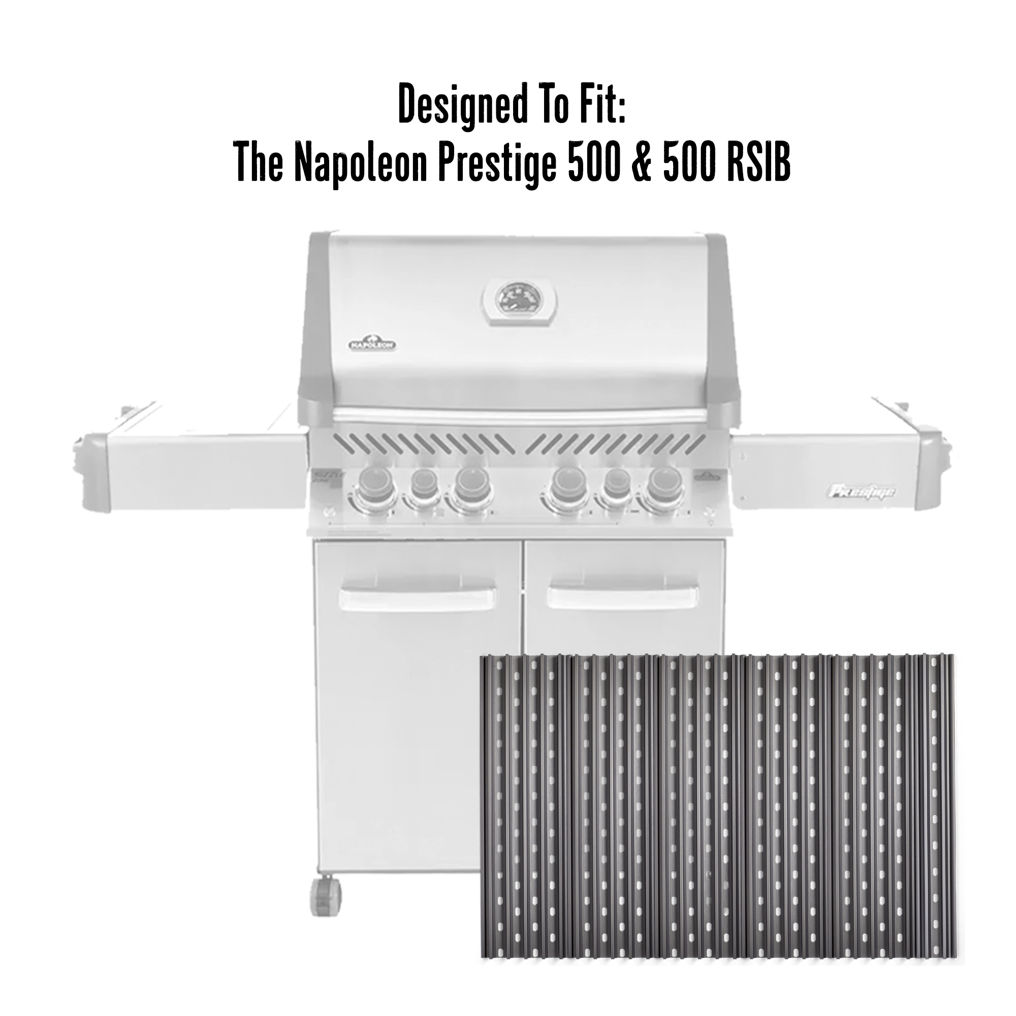 18.5 in. x 15.375 in. Grill Grate Sear Station for The Traeger Pro 22 & 34 (3-Piece)