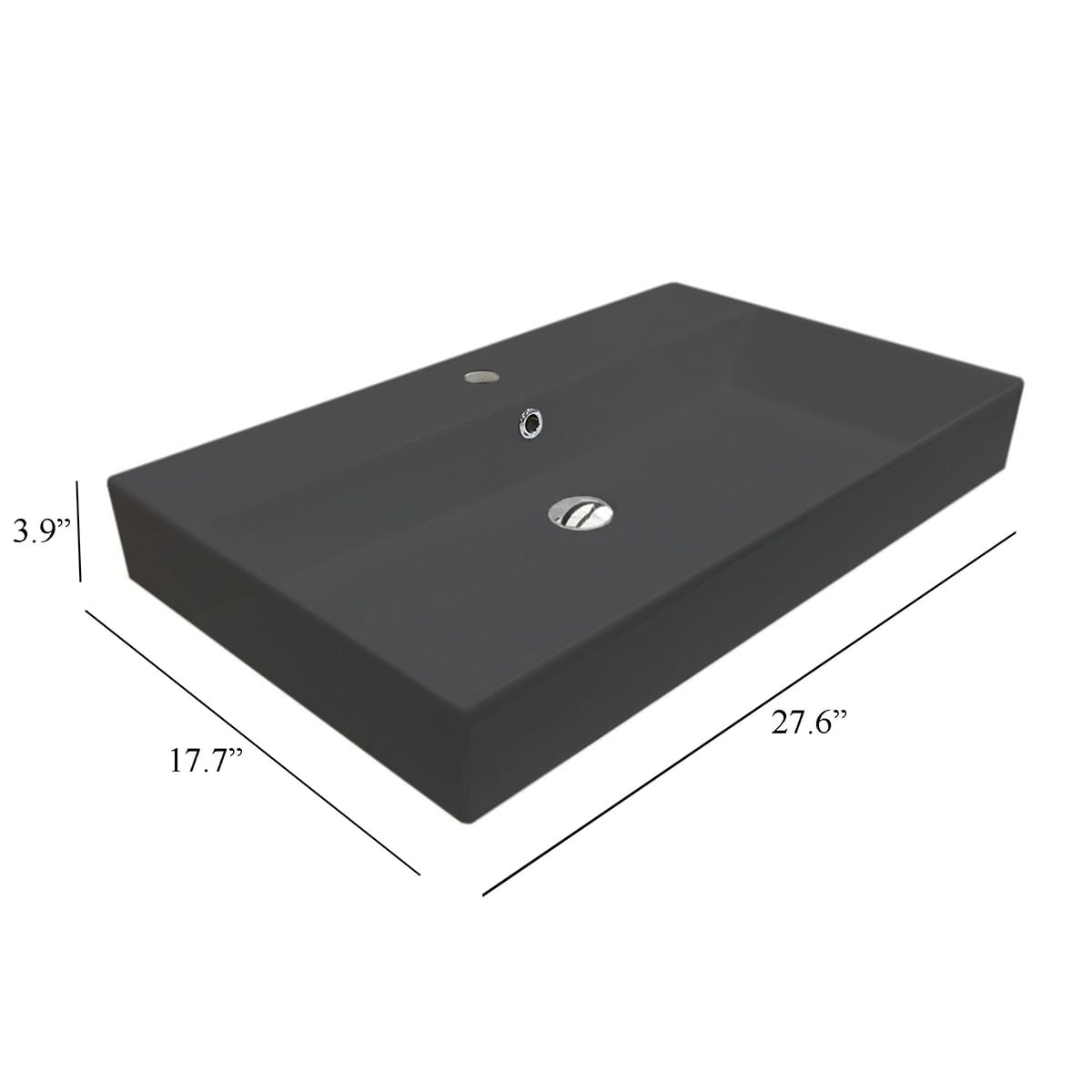 WS Bath Collections ENERGY 70.01 BM Bath-Sink - View #7