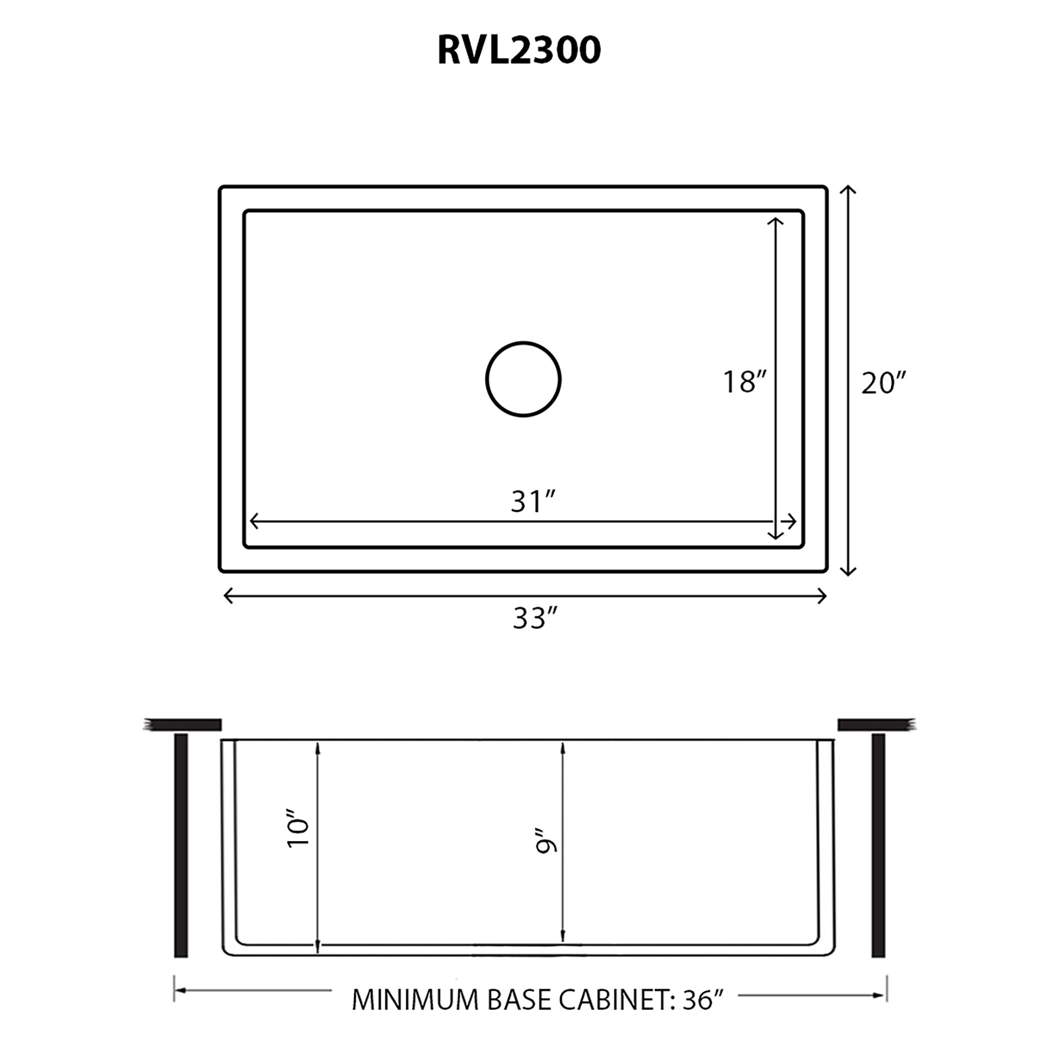 Ruvati RVL2300CR Kitchen-Sinks - View #8