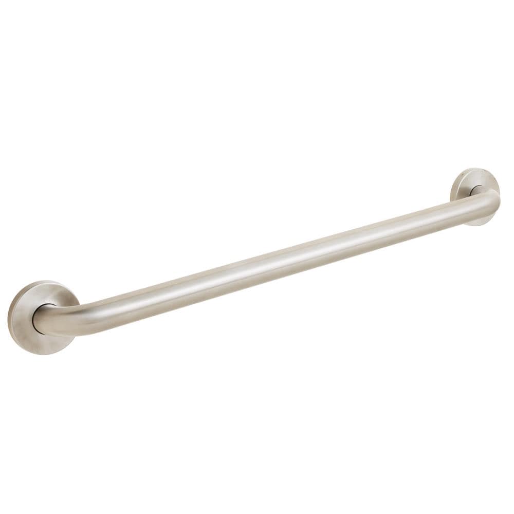Speakman SA-1009-48-BN Neo 48-in Brushed Nickel Wall mount ADA Compliant Grab Bar ( 250-lb Weight Capacity )