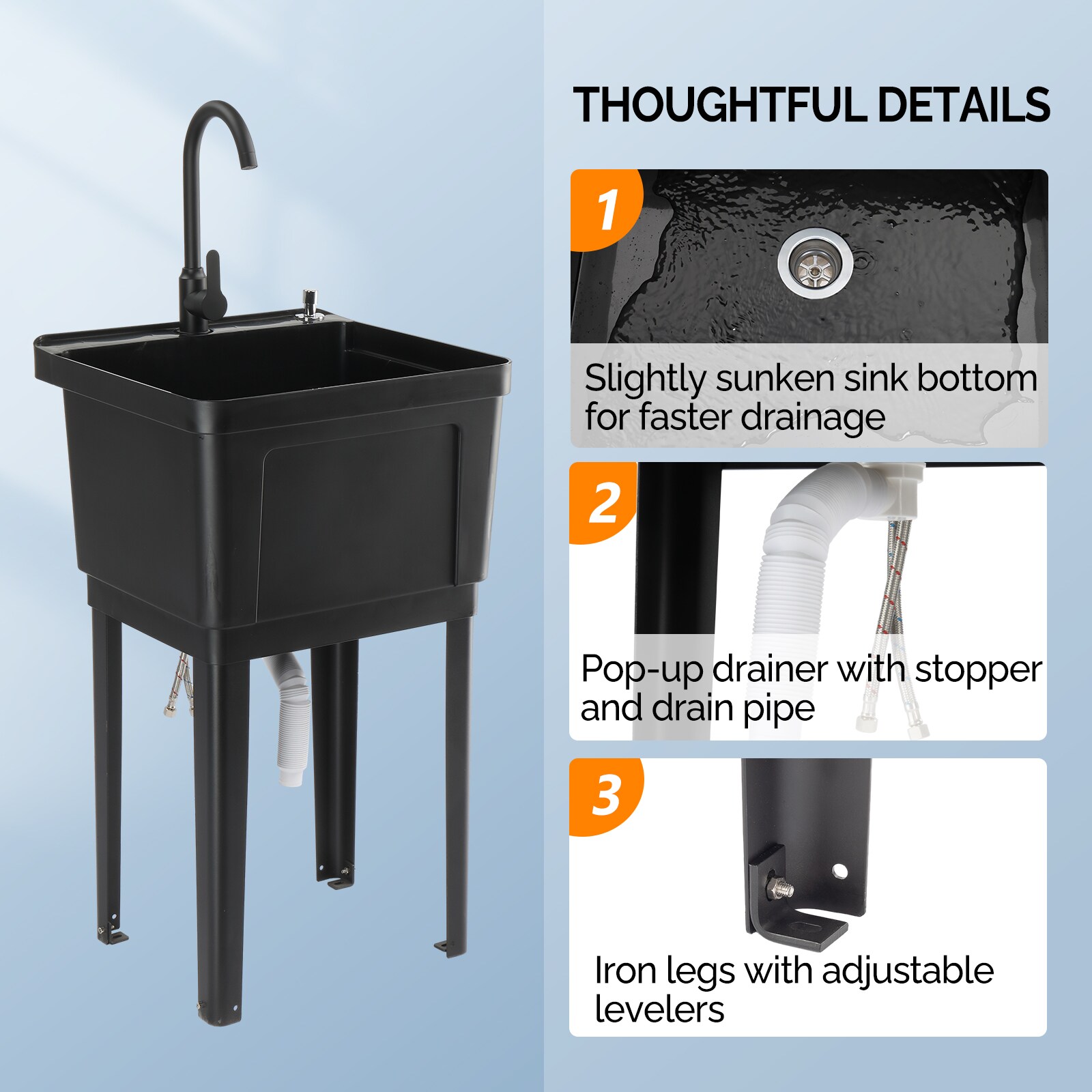ROVSUN LS-G47001151 Laundry-Tubs-Utility-Sinks - View #5