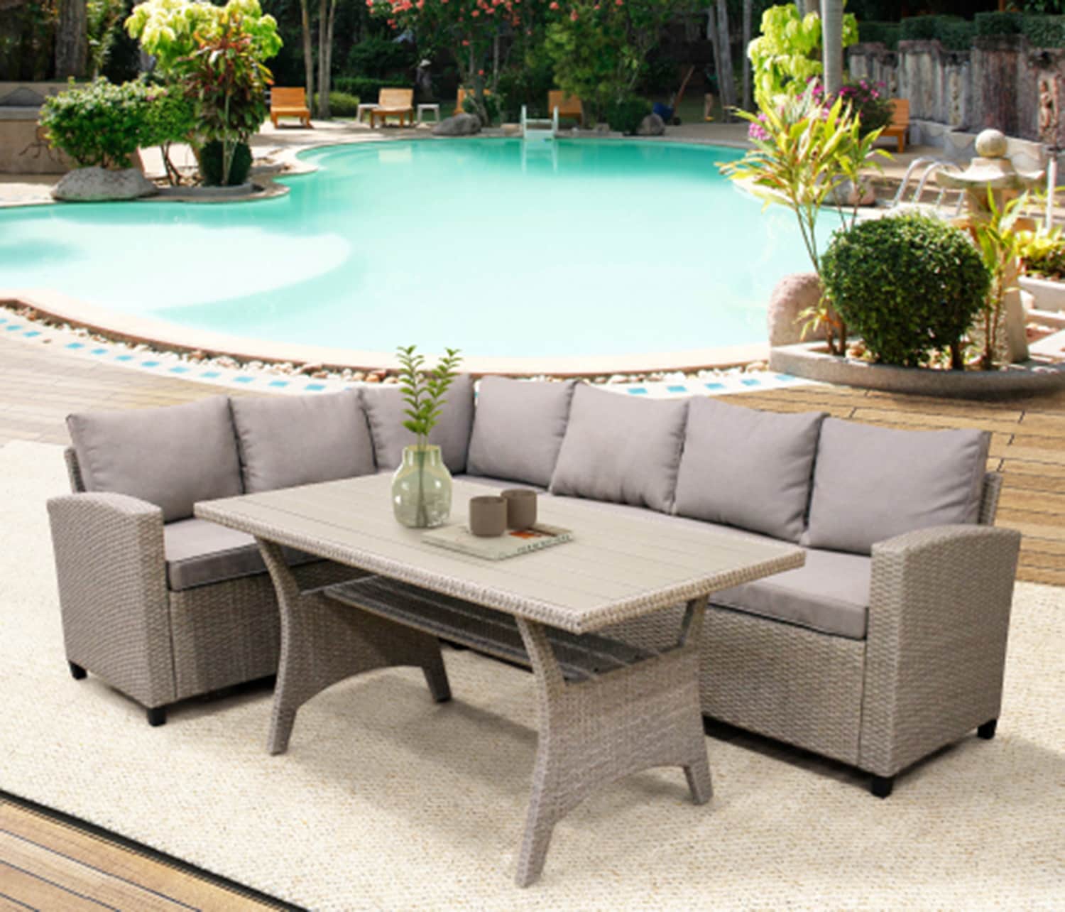 SINOFURN SYA010238BN Patio-Dining-Sets - View #4