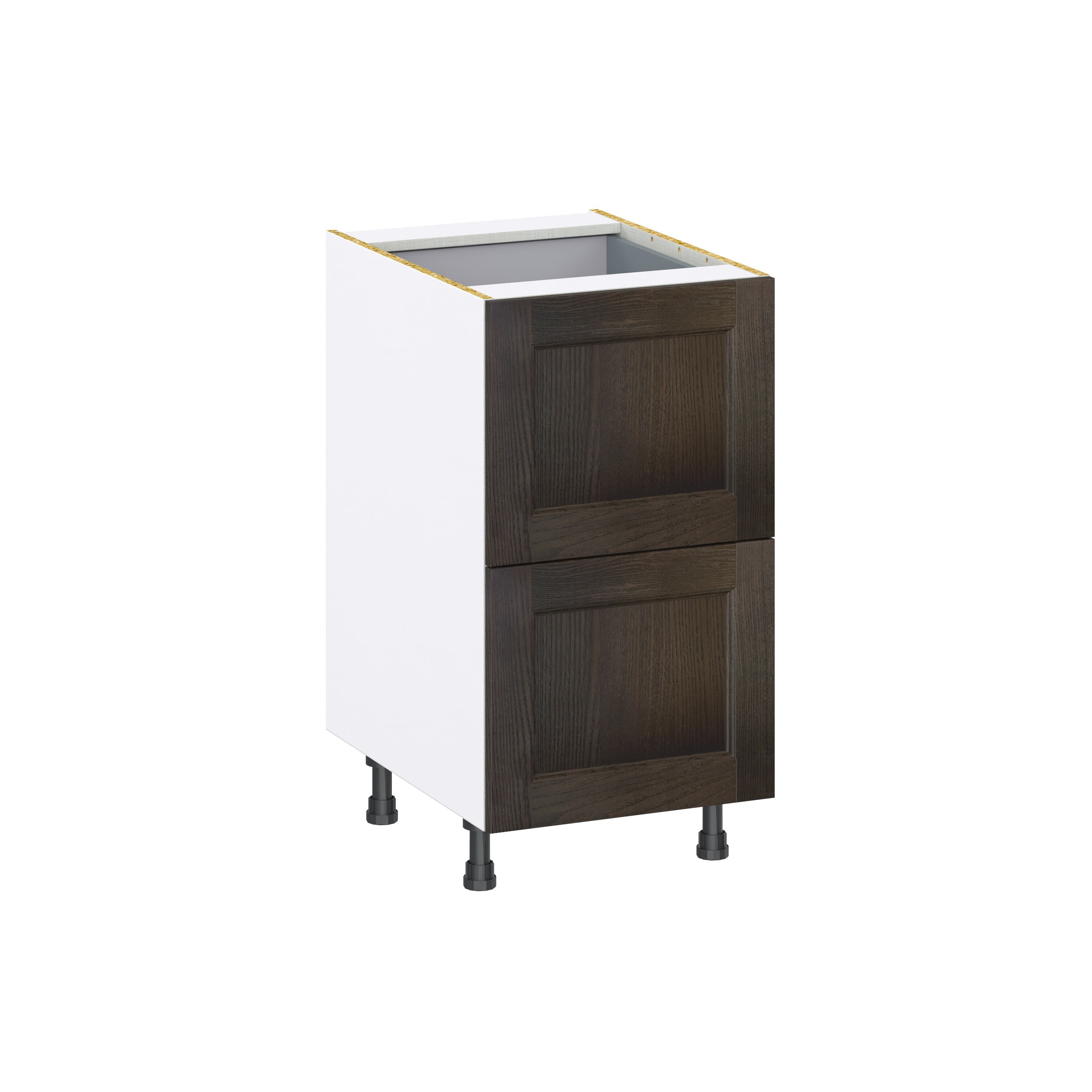 Hugo&Borg Montclaire 18-in W x 34.5-in H x 24-in D Wood 3-Drawer Base Fully Assembled Cabinet (Recessed Panel Style)
