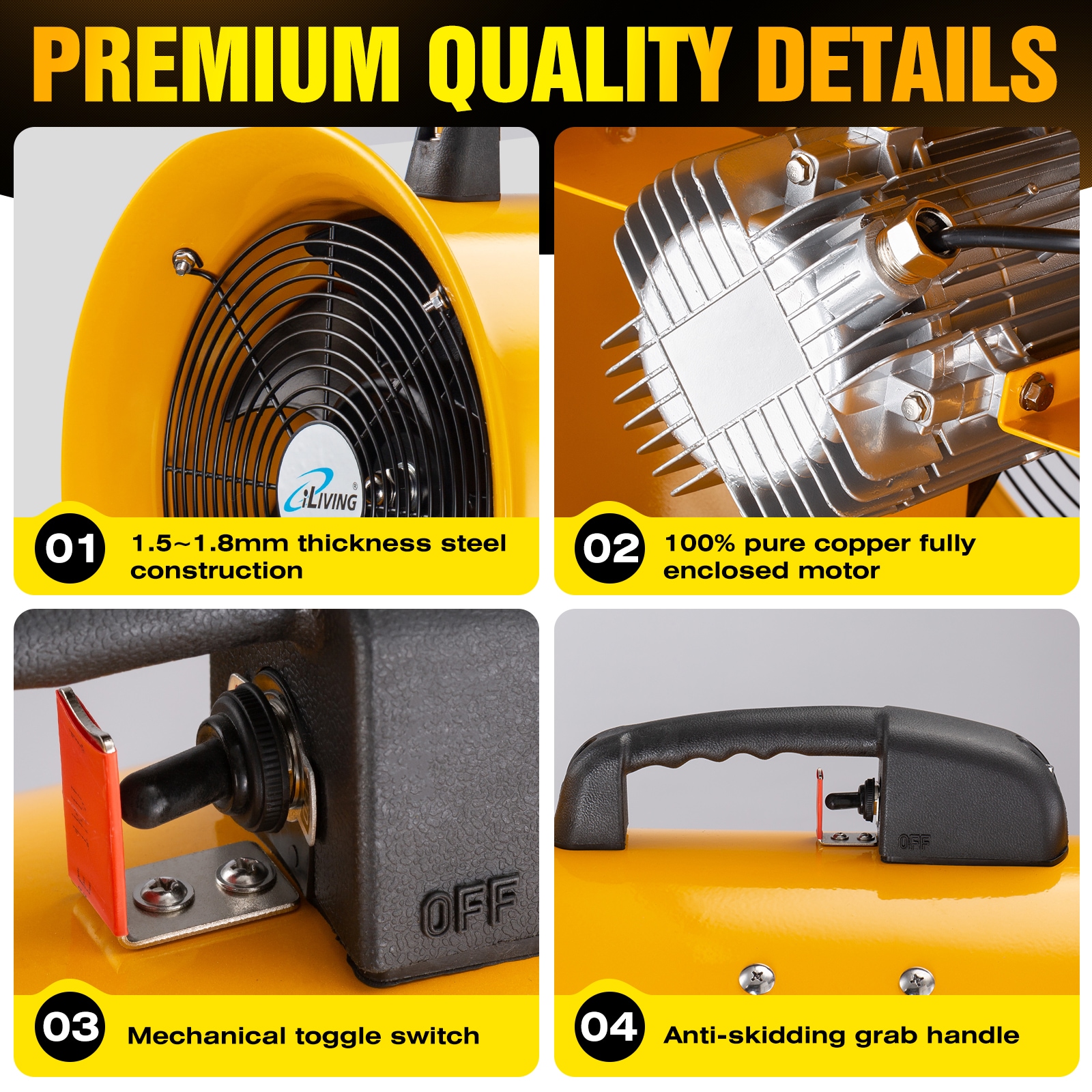 iLIVING ILG8VF10 Blower-Fans - View #4
