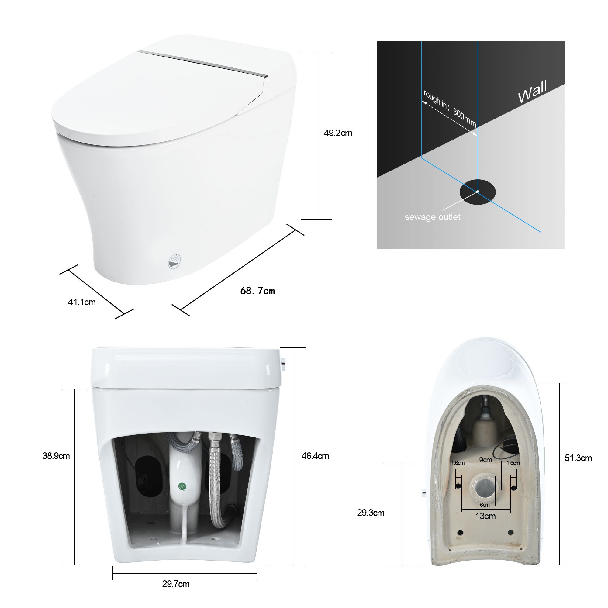 Wooakway FXLS0604-603Z60 toilets - View #6