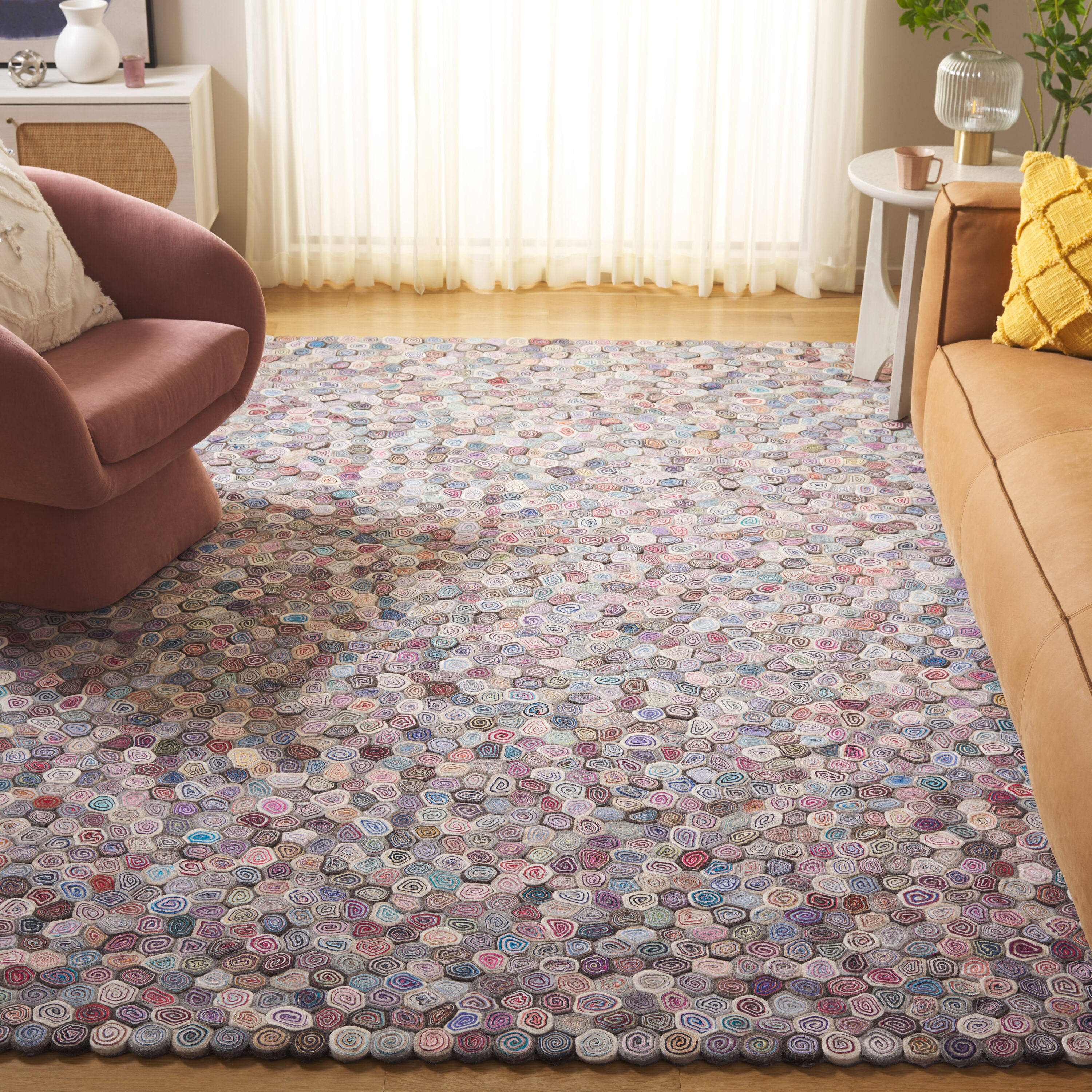  Fifth Avenue 701 Blue/Gray Bohemian 8ft x 10ft Large Rectangle Rug