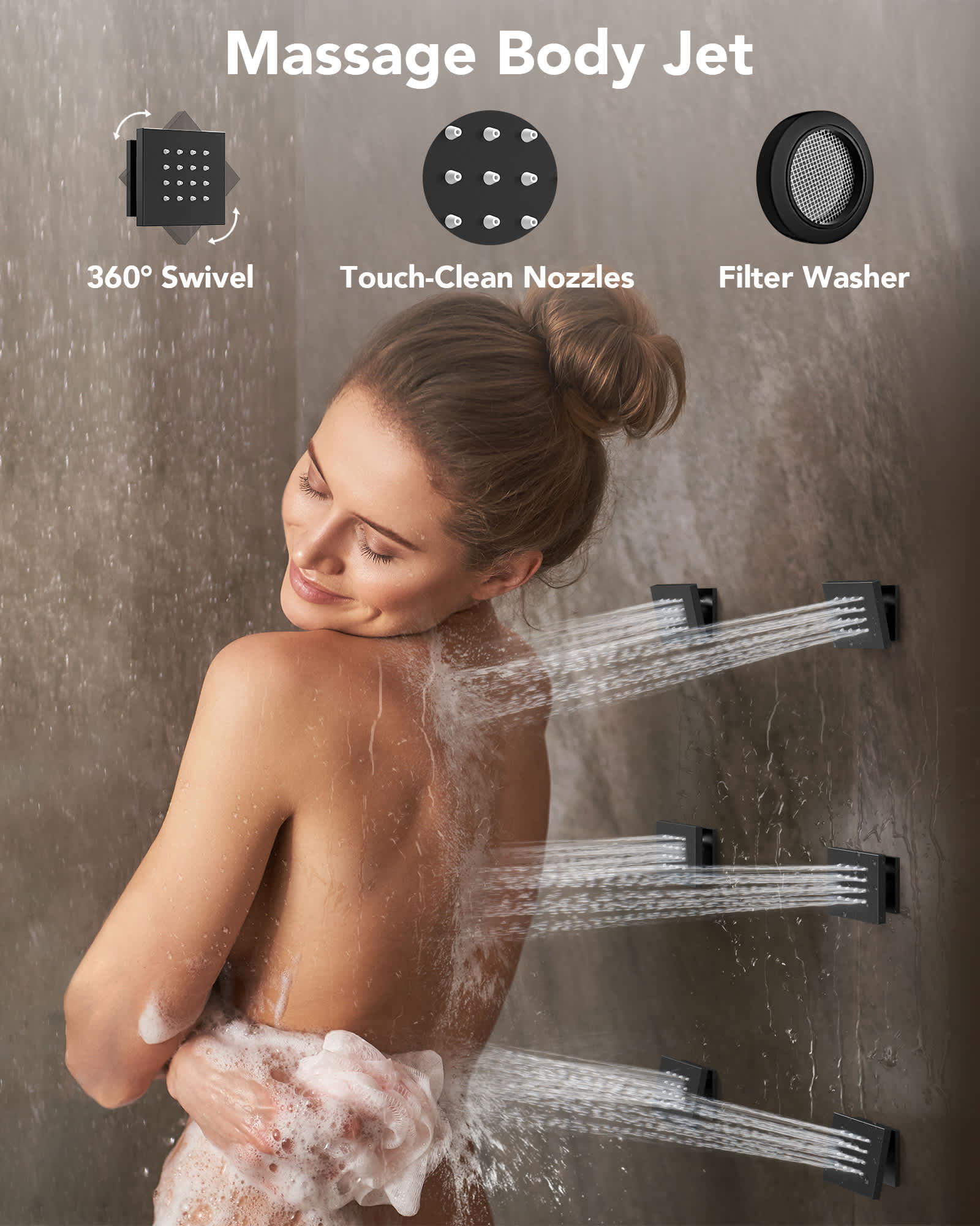 EVERSTEIN SFS-1037-BK10 Tub-Shower-Faucets - View #6