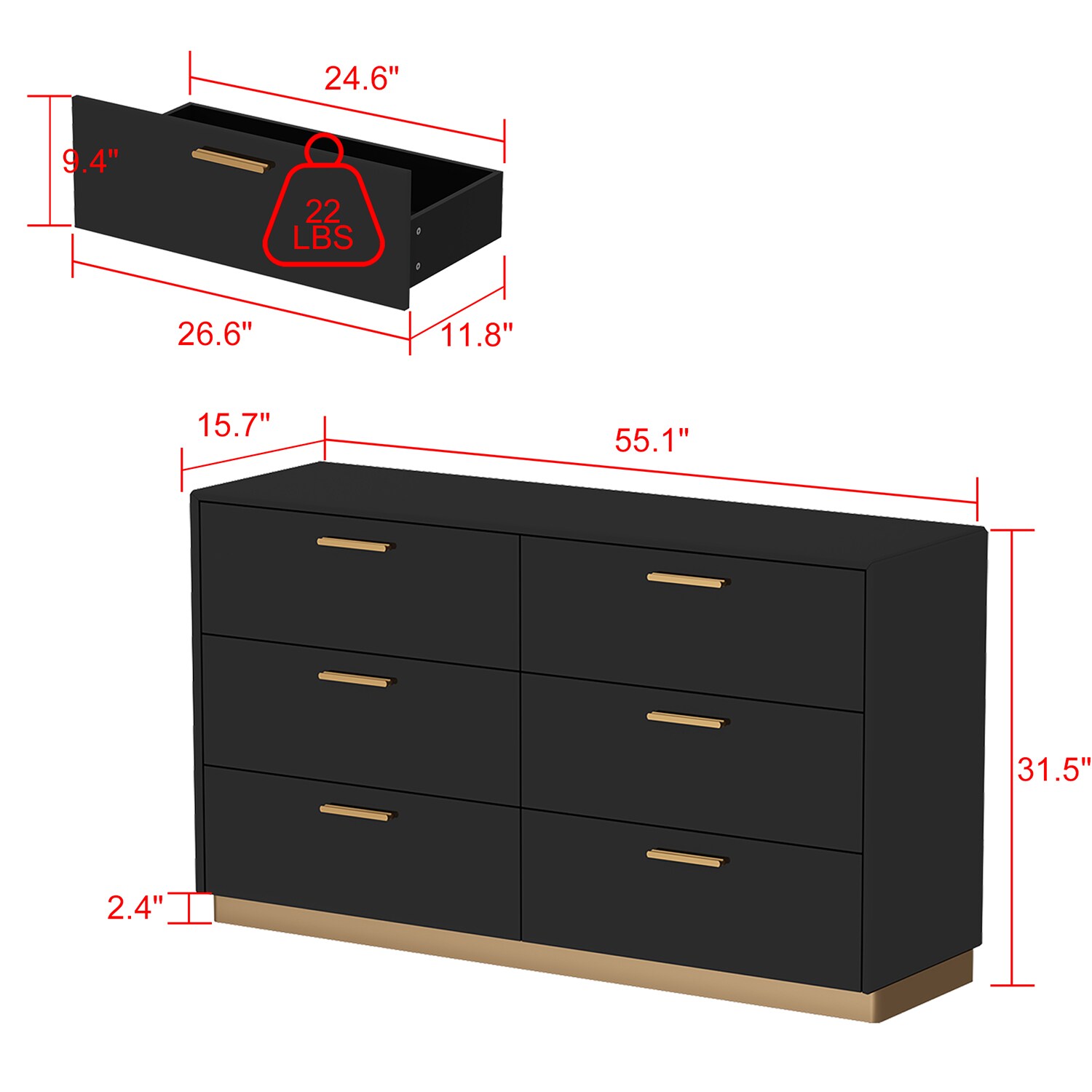 FUFU&GAGA KF260099-01 dressers - View #9