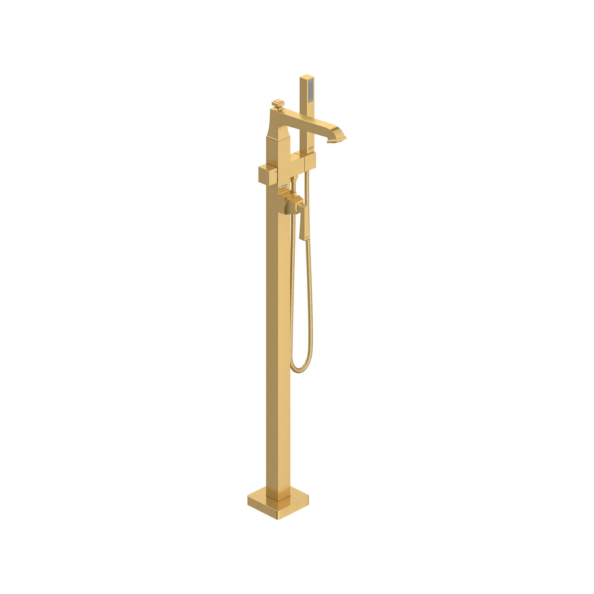 American Standard T455951.GN0 Brushed Cool Sunrise 1-handle Freestanding High-arc Bathtub Faucet