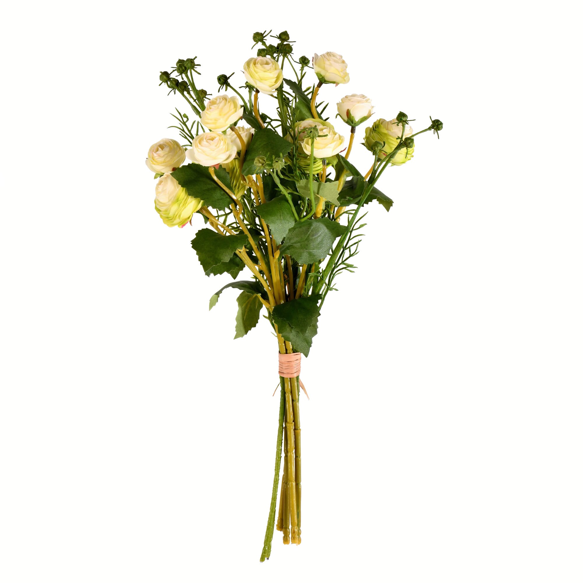 Vickerman FA190204 17-in Green Indoor Ranunculus Artificial Flower