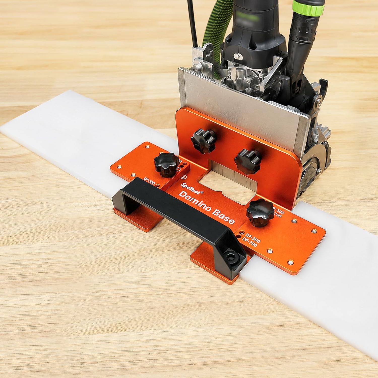 SpeTool Aluminum Precision Mortising Guide Compatible with DF 500 and DF 700